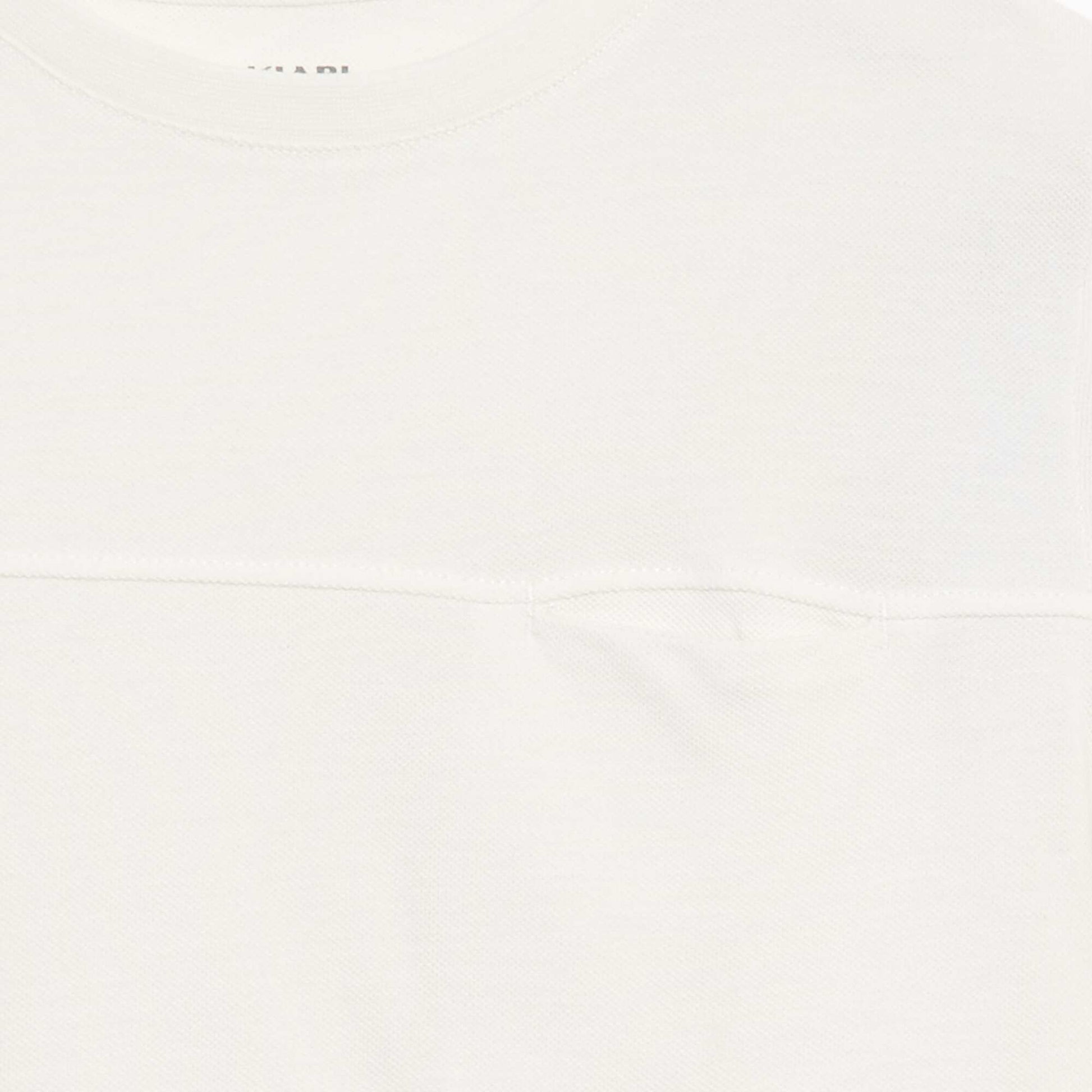 T-shirt en coton piqué BEIGE