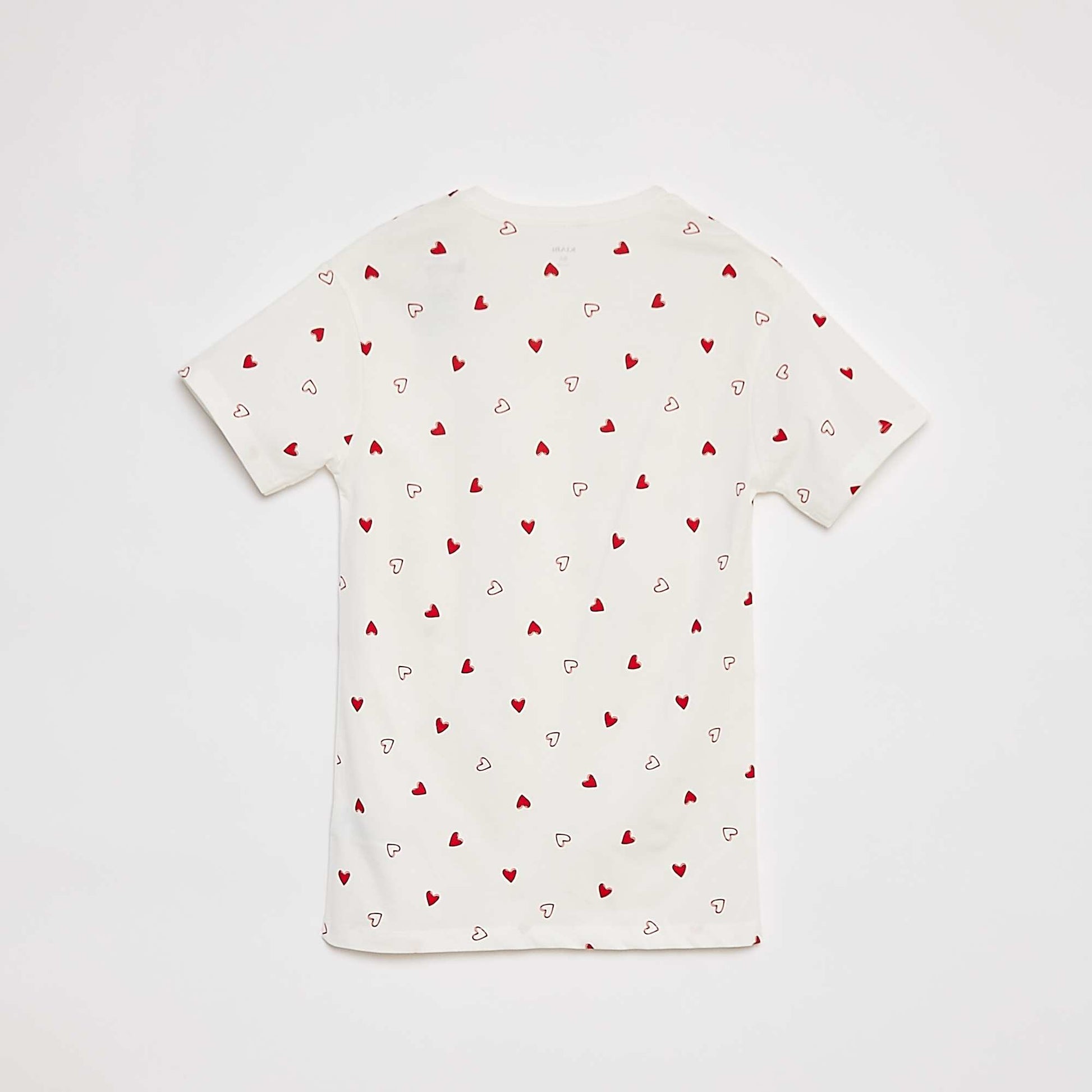 Chemise de nuit imprimée BLANC