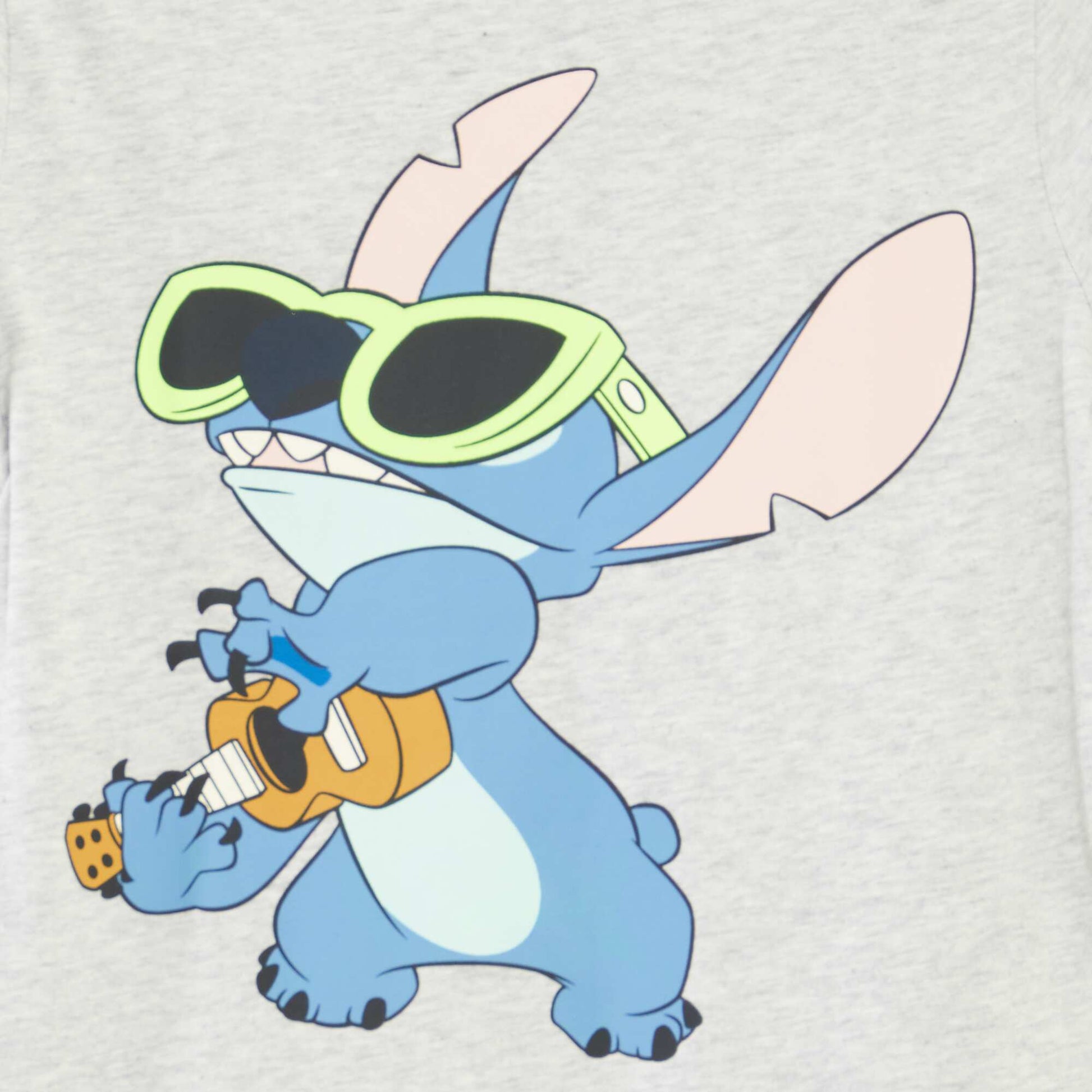 T-shirt 'Disney' 'Stitch' manches courtes GRIS