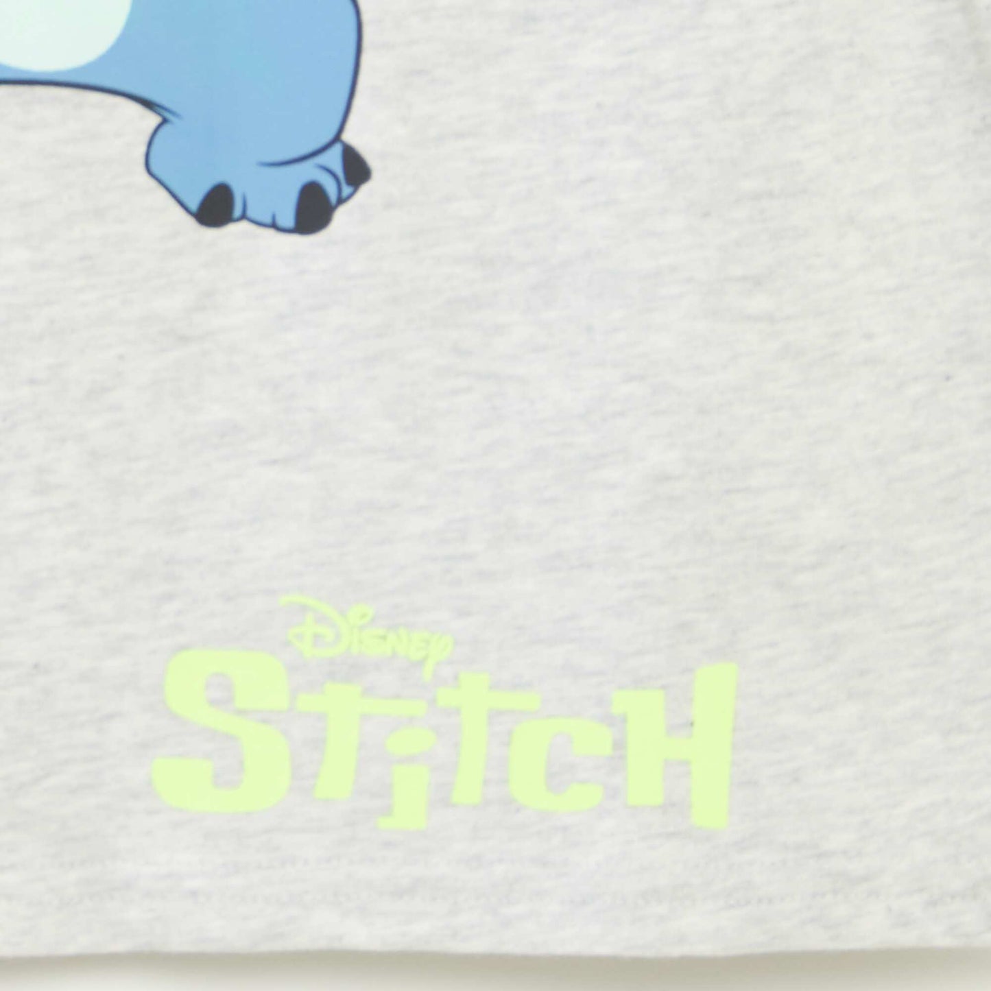 T-shirt 'Disney' 'Stitch' manches courtes GRIS