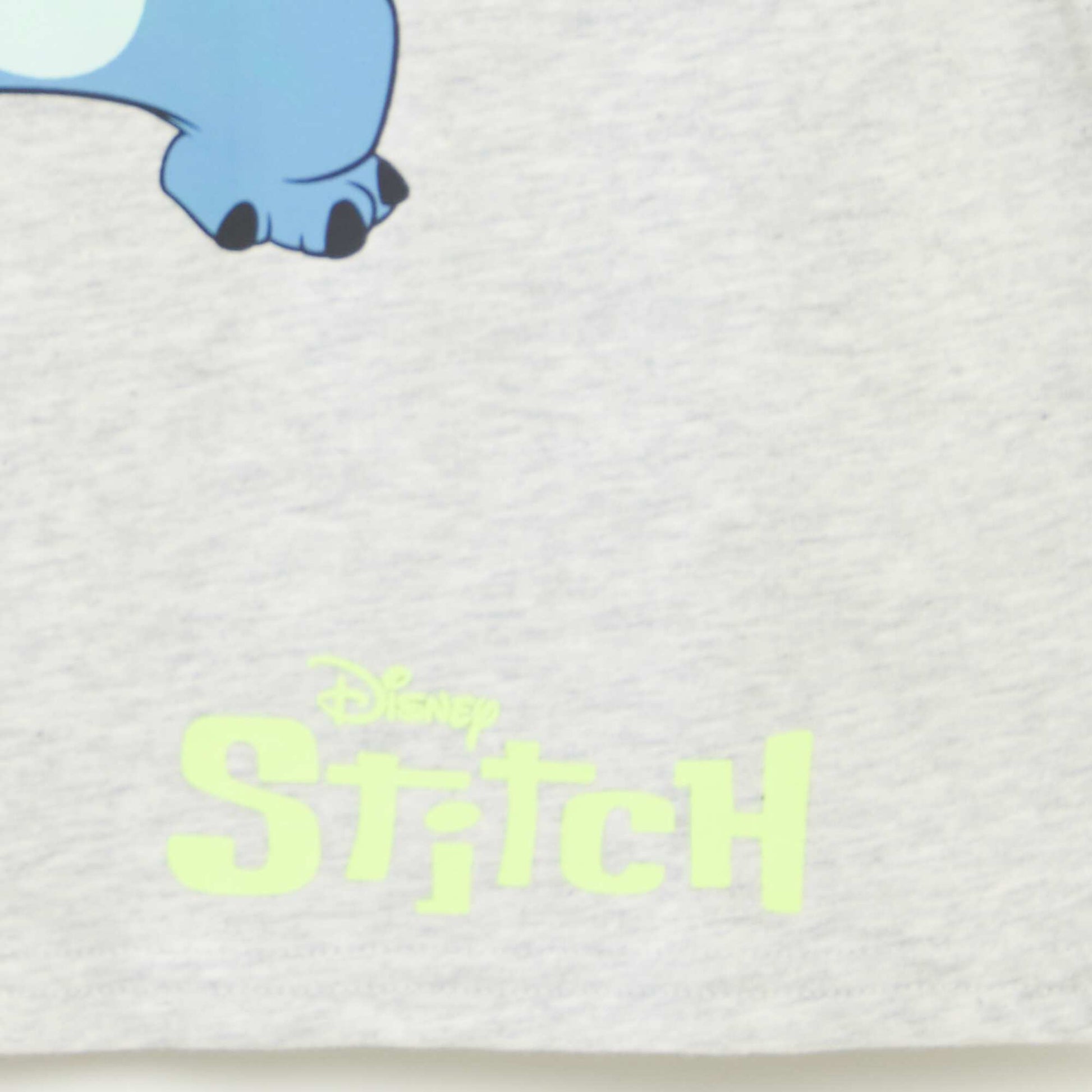 T-shirt 'Disney' 'Stitch' manches courtes GRIS