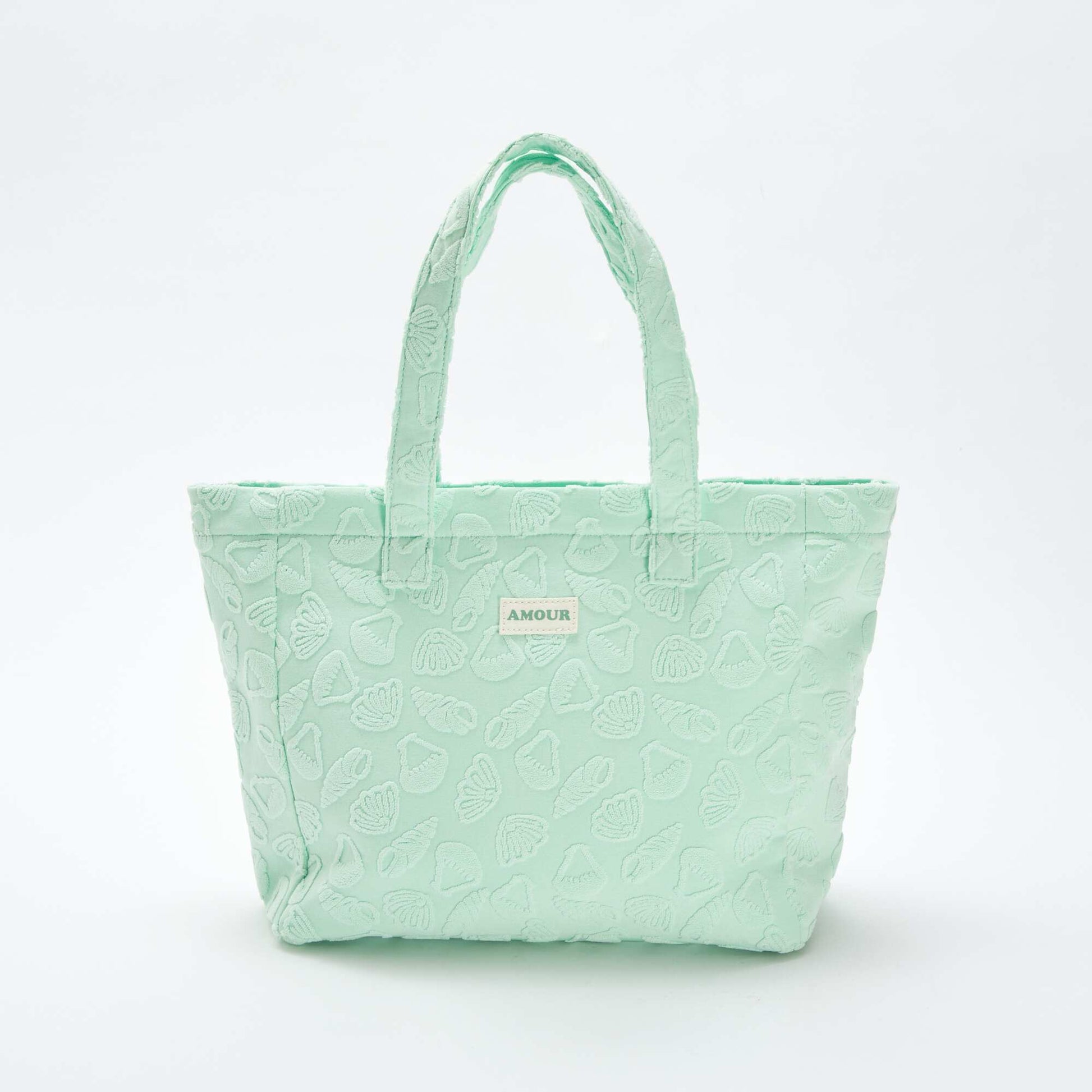 Sac cabas à motifs VERT