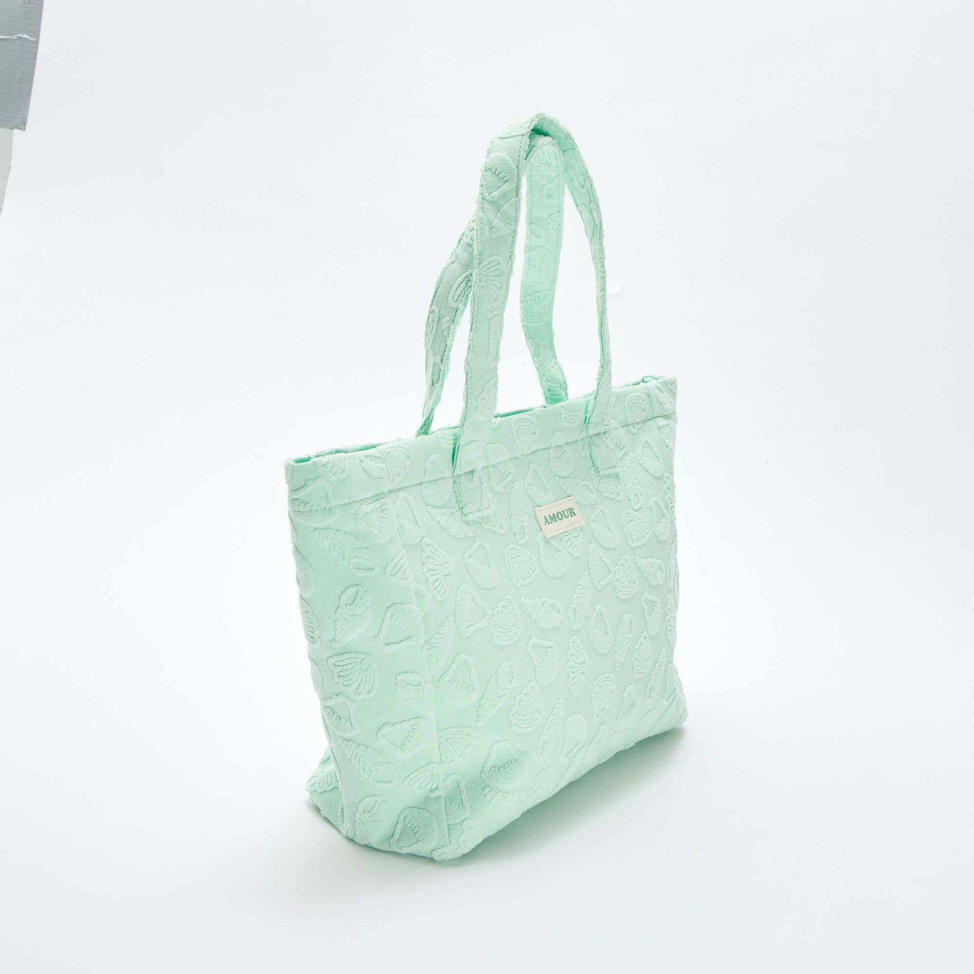 Sac cabas à motifs VERT