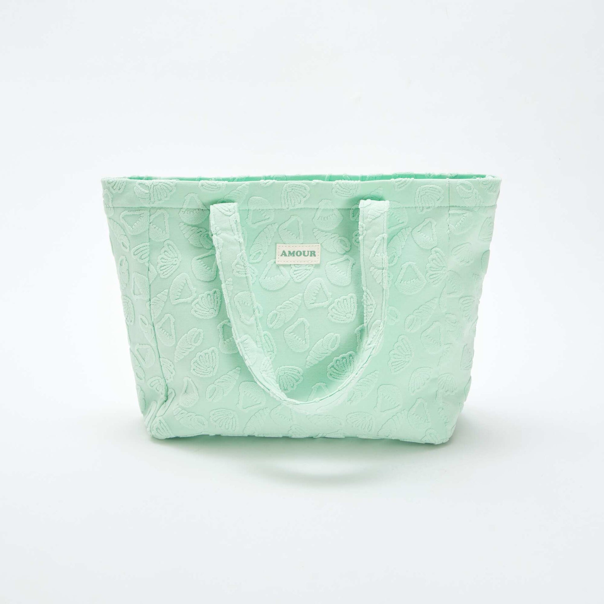 Sac cabas à motifs VERT