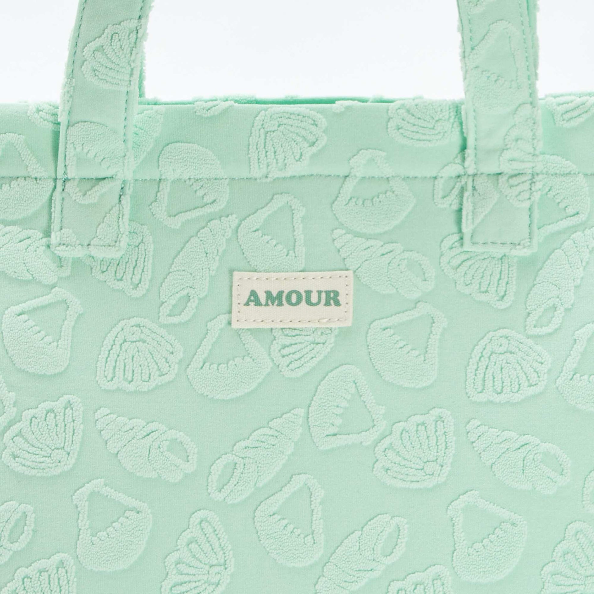 Sac cabas à motifs VERT