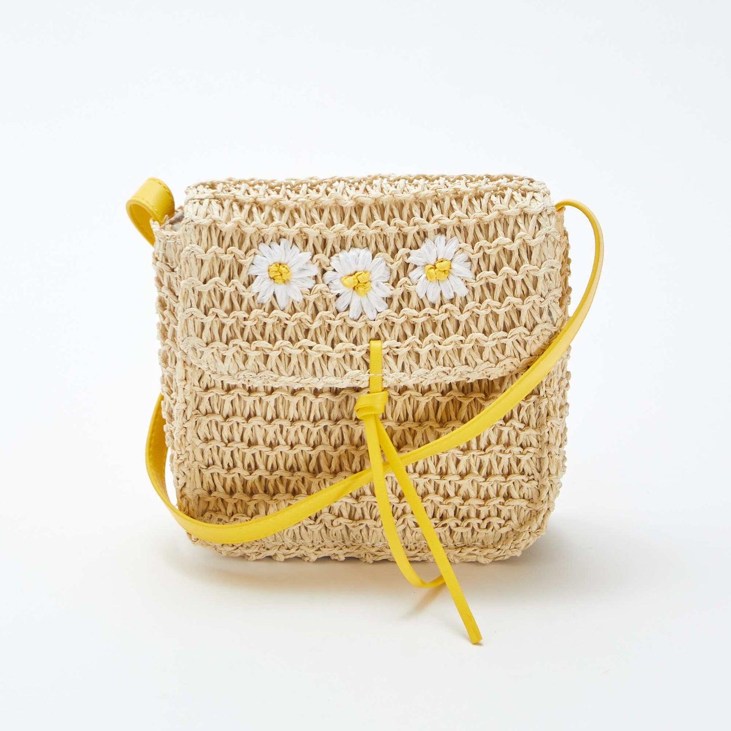 Sac bandoulière esprit paille tressée BEIGE