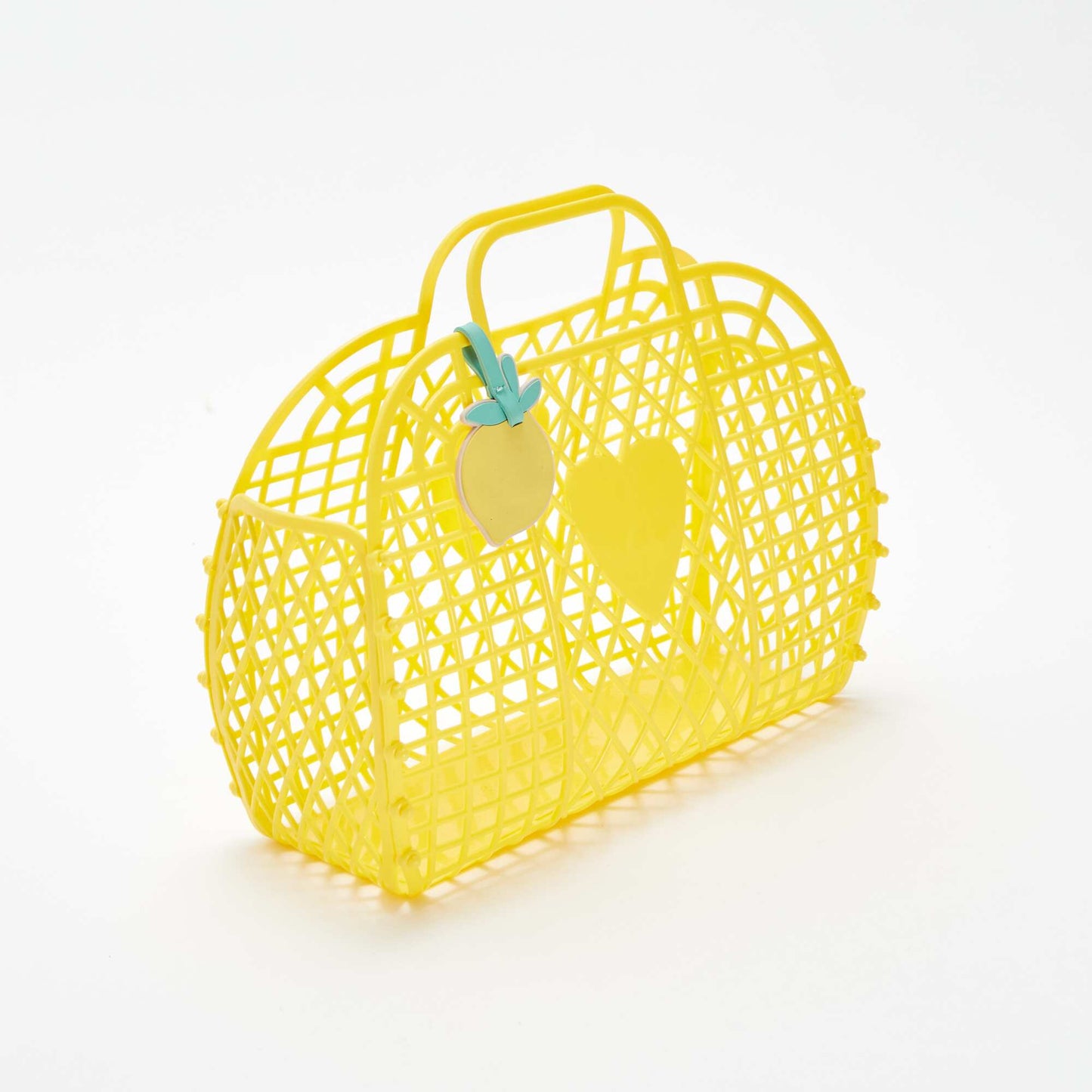 Panier en plastique fruit JAUNE