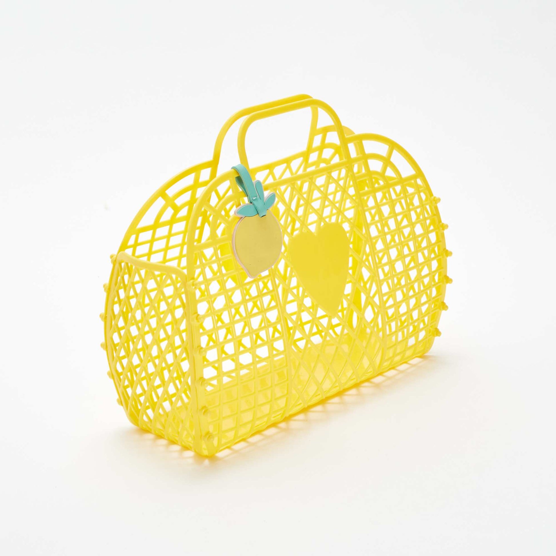 Panier en plastique fruit JAUNE