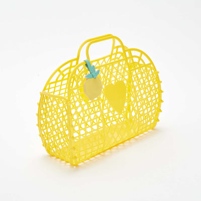 Panier en plastique fruit JAUNE