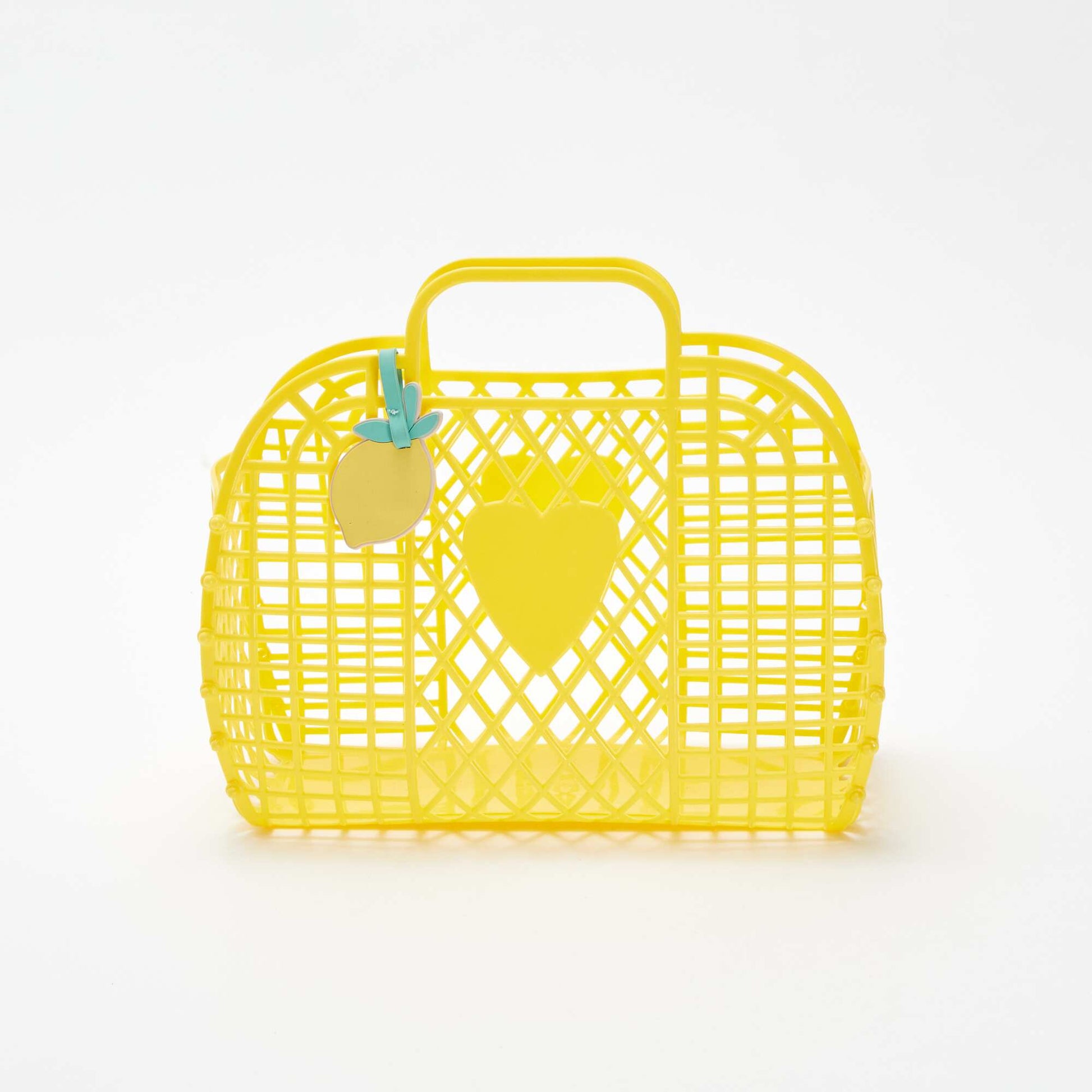 Panier en plastique fruit JAUNE