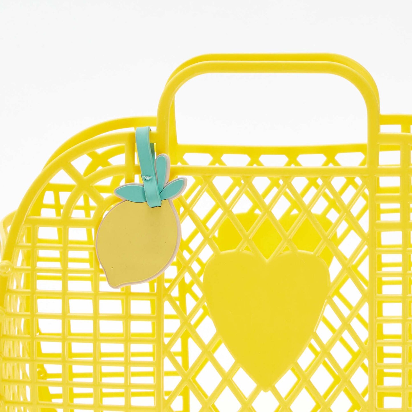 Panier en plastique fruit JAUNE