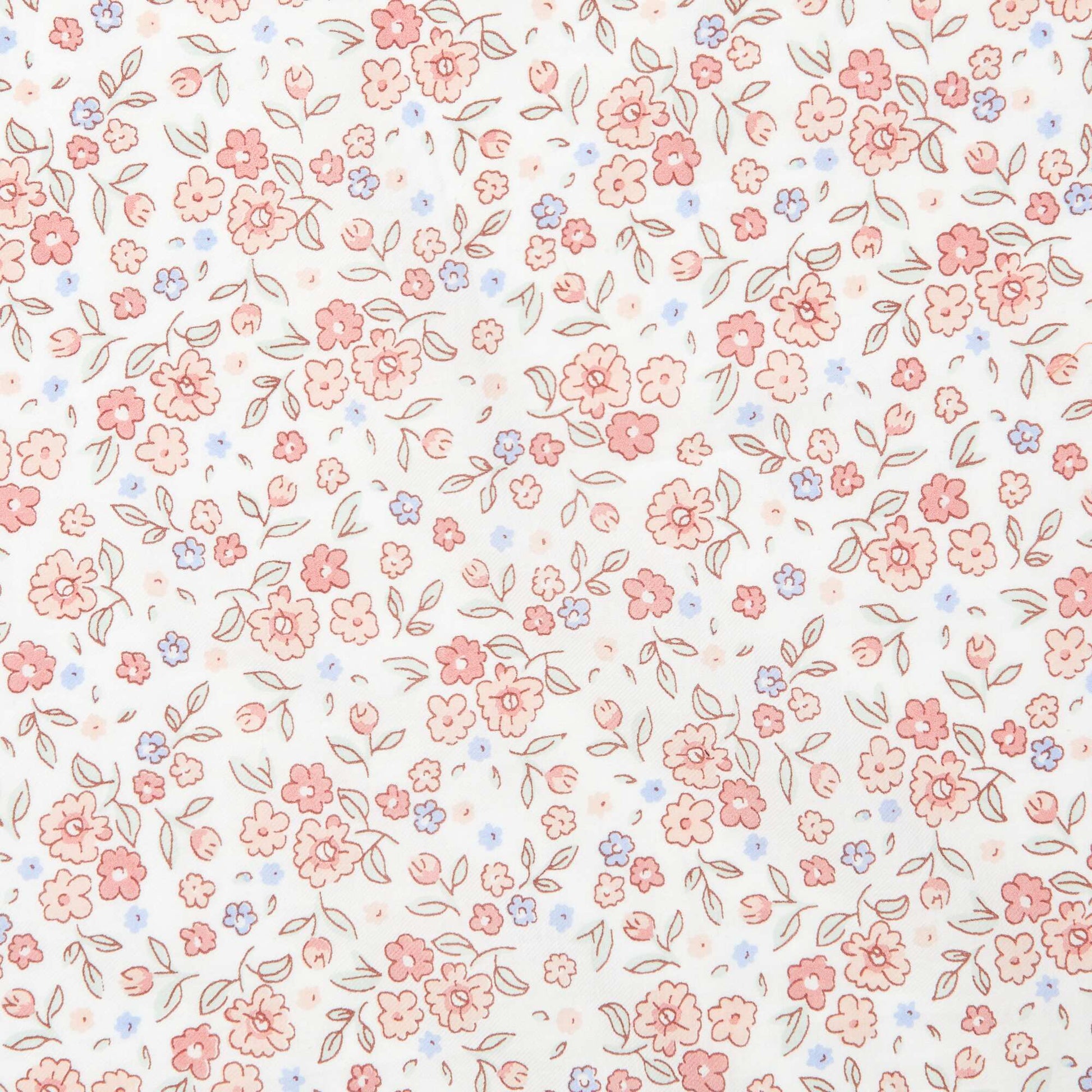 Foulard carré à imprimé BLEU