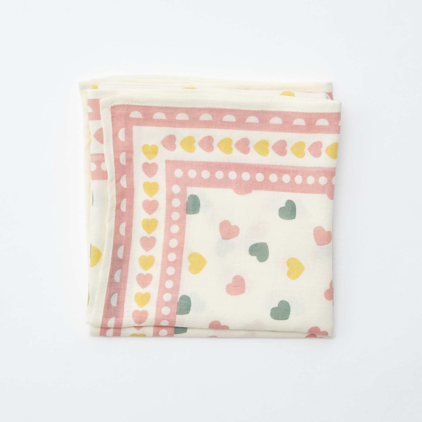Foulard carré à imprimé BEIGE