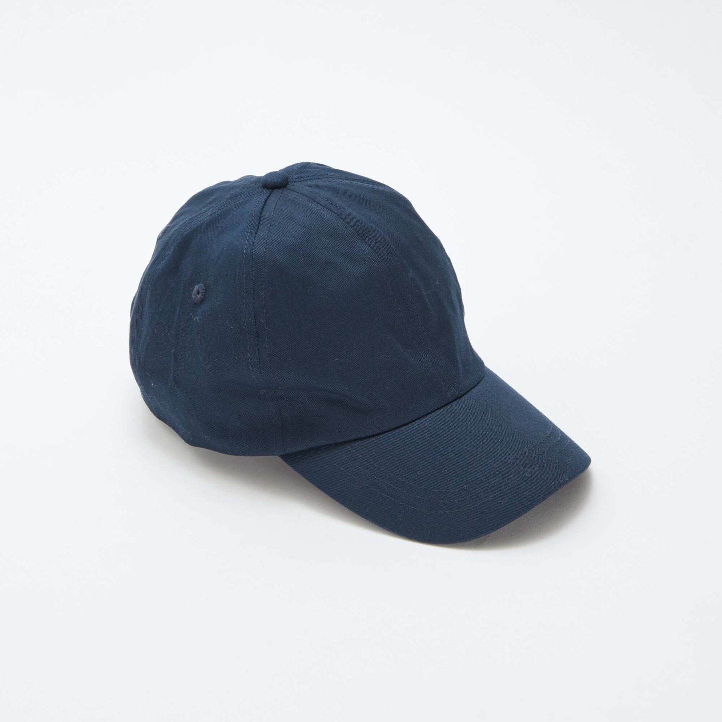 Casquette uni en coton BLEU