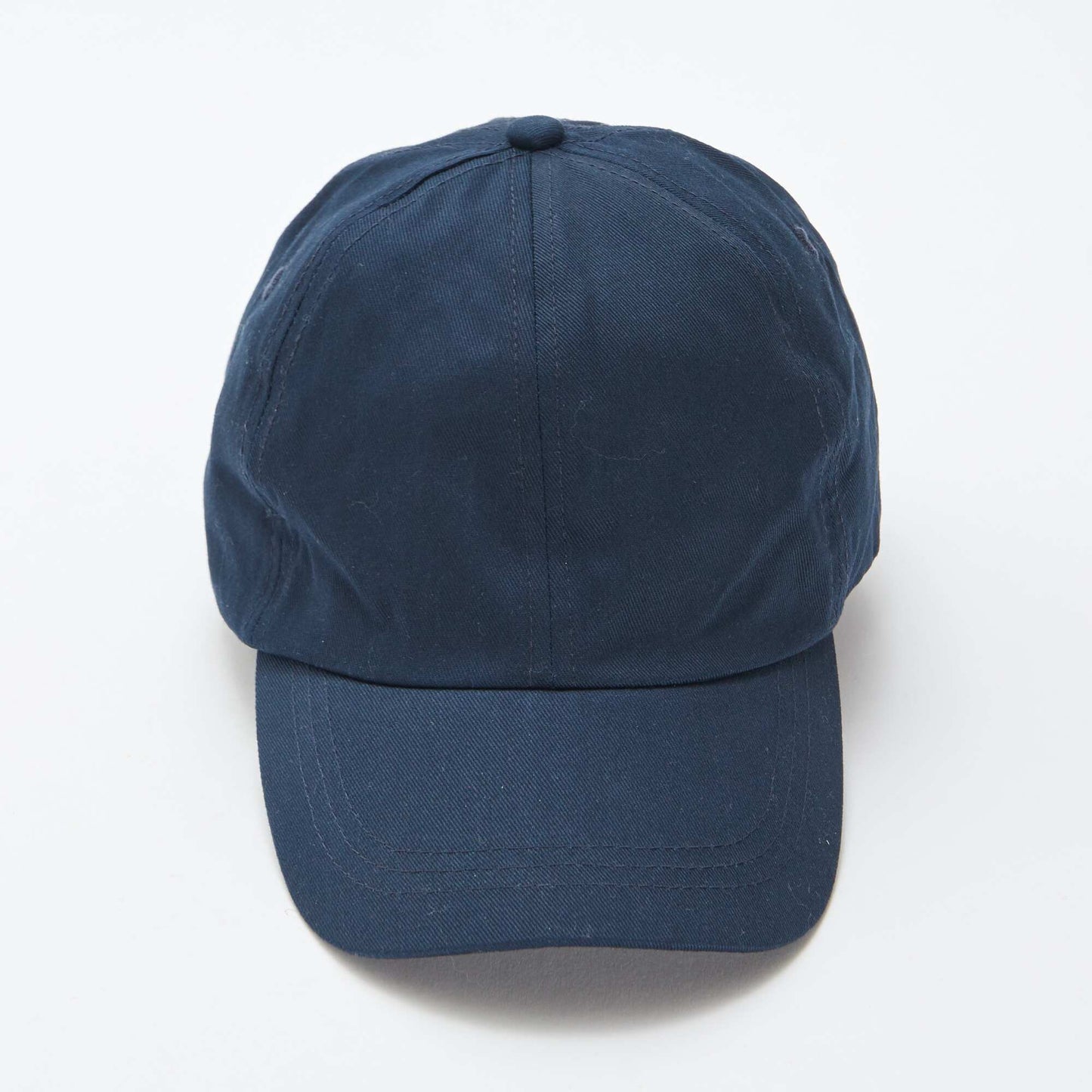 Casquette uni en coton BLEU