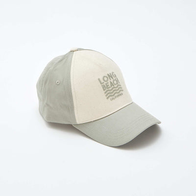 Casquette en toile avec broderies VERT