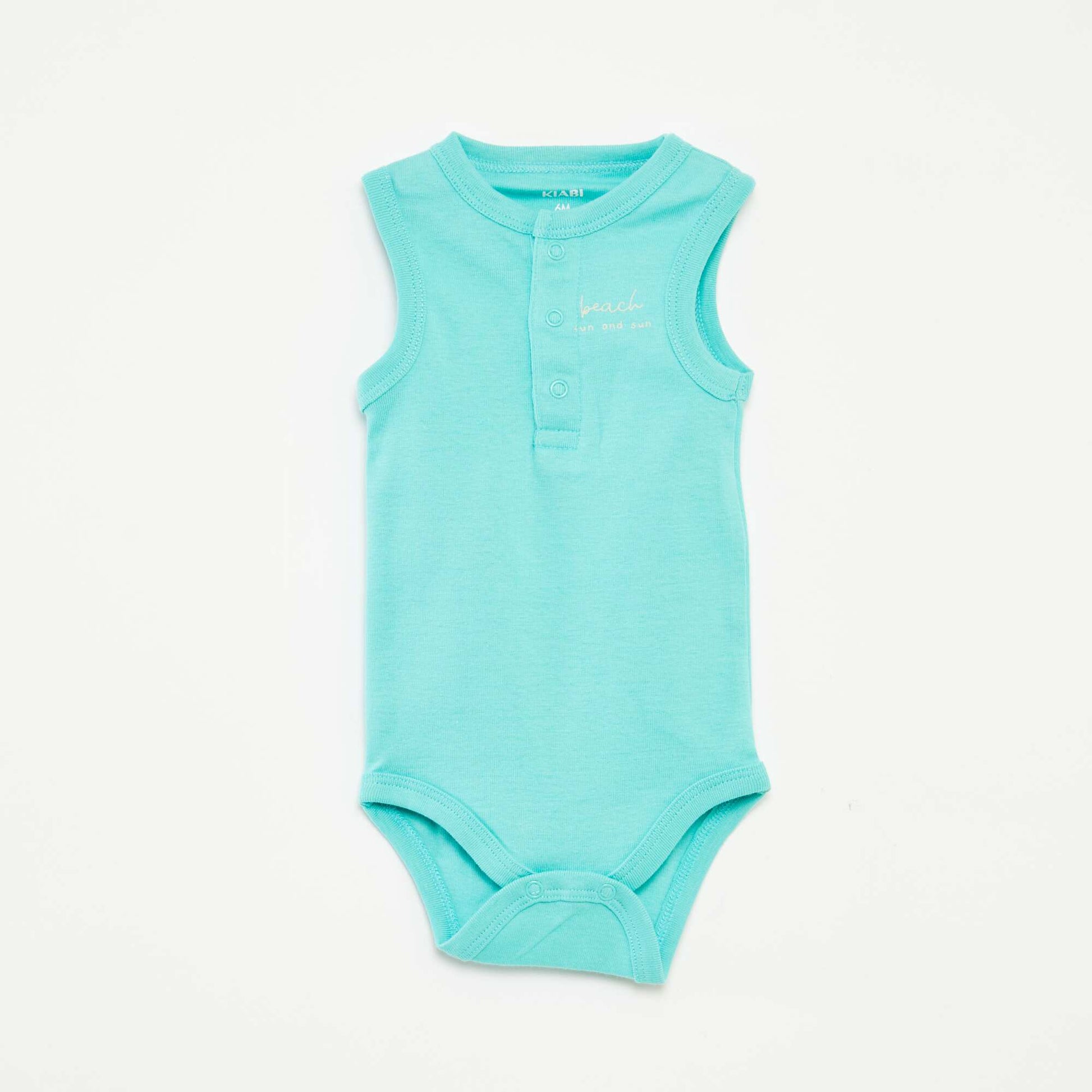 Lot de 3 bodies sans manches VERT