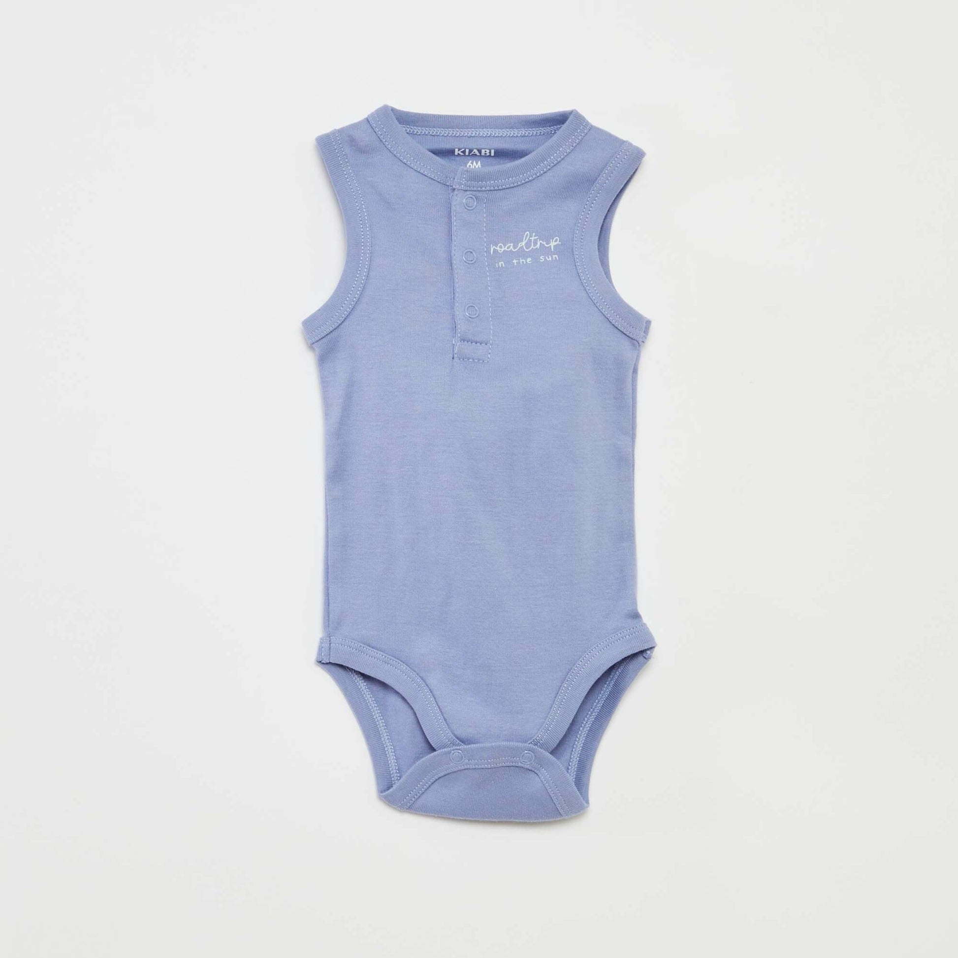 Lot de 3 bodies sans manches BLANC