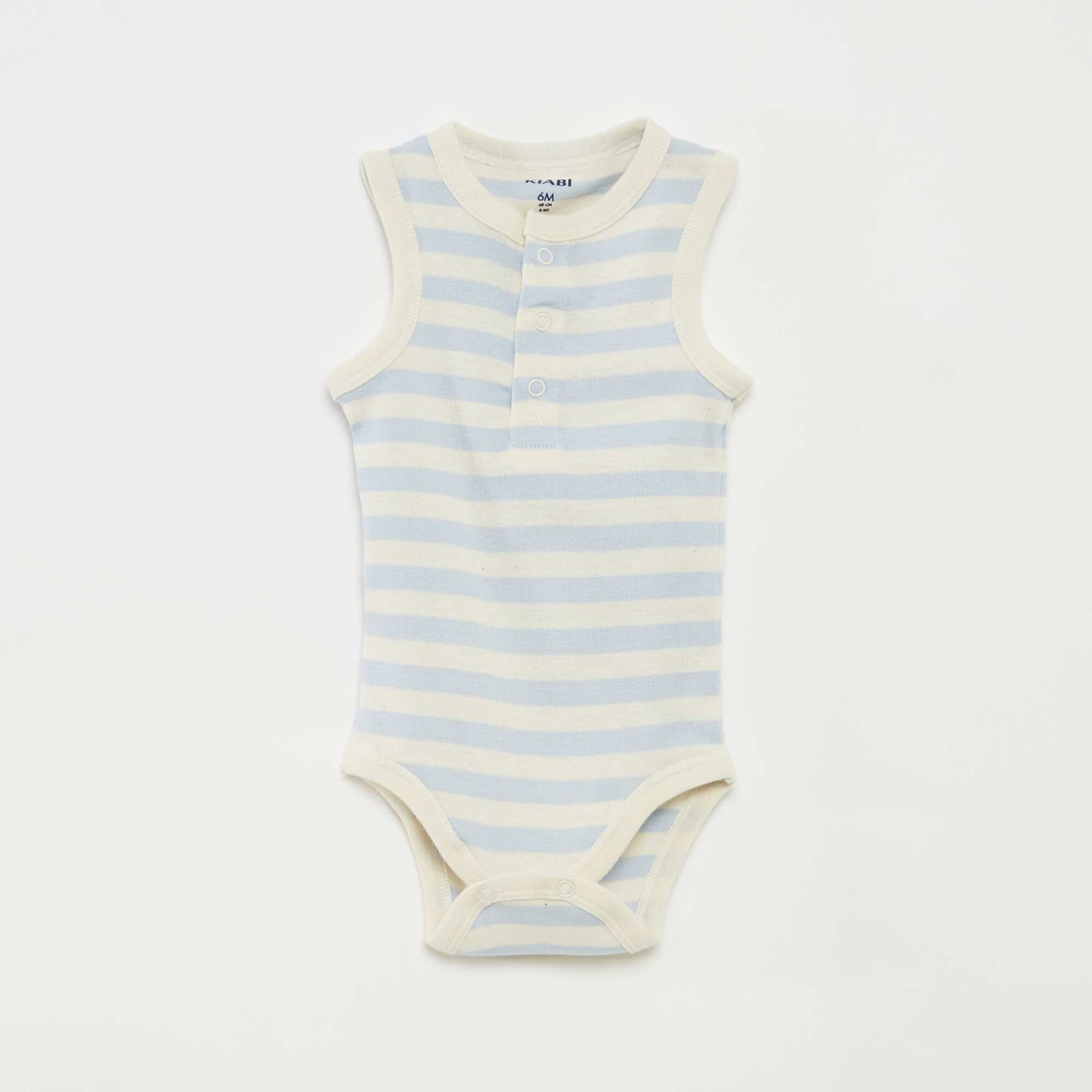 Lot de 3 bodies sans manches BLANC