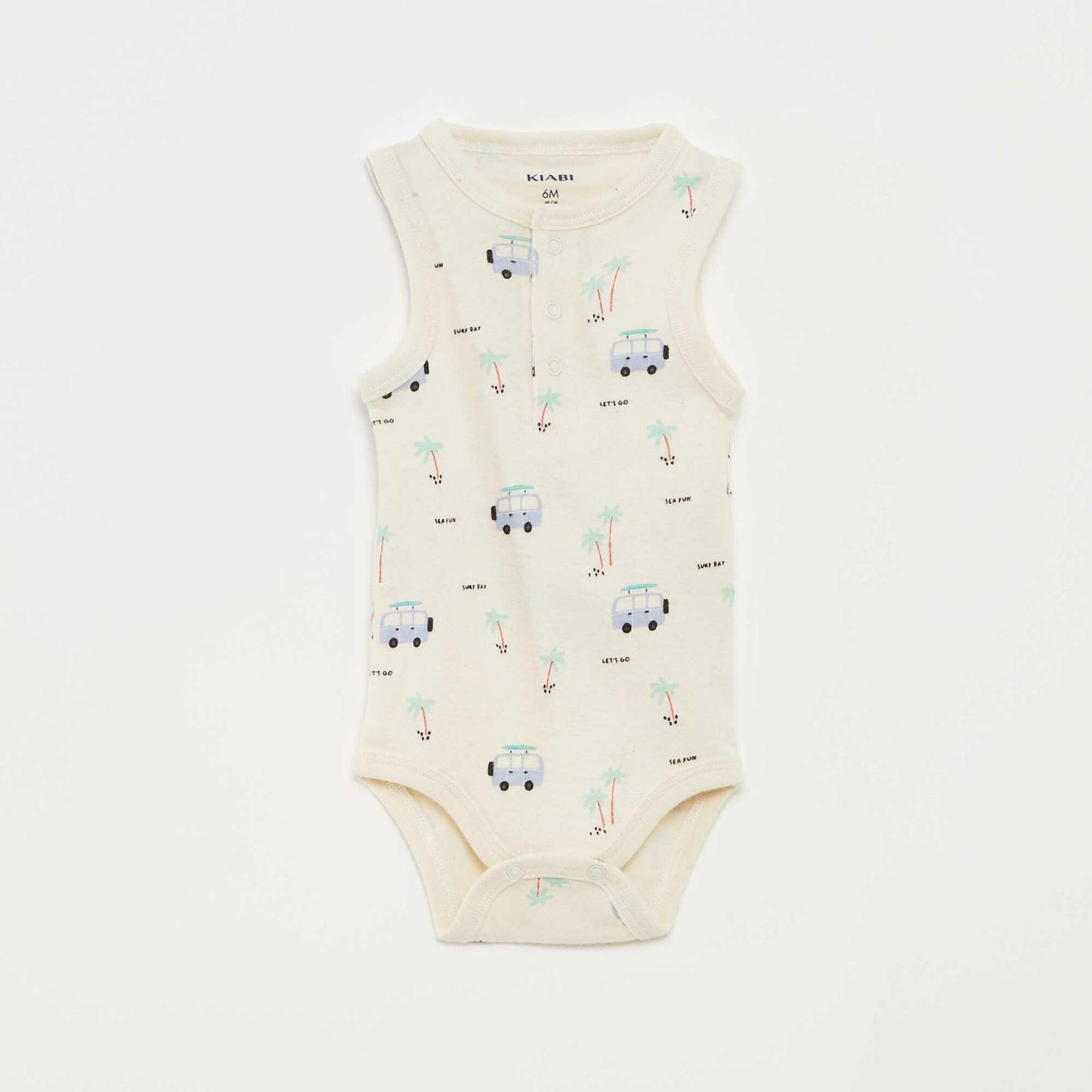 Lot de 3 bodies sans manches BLANC
