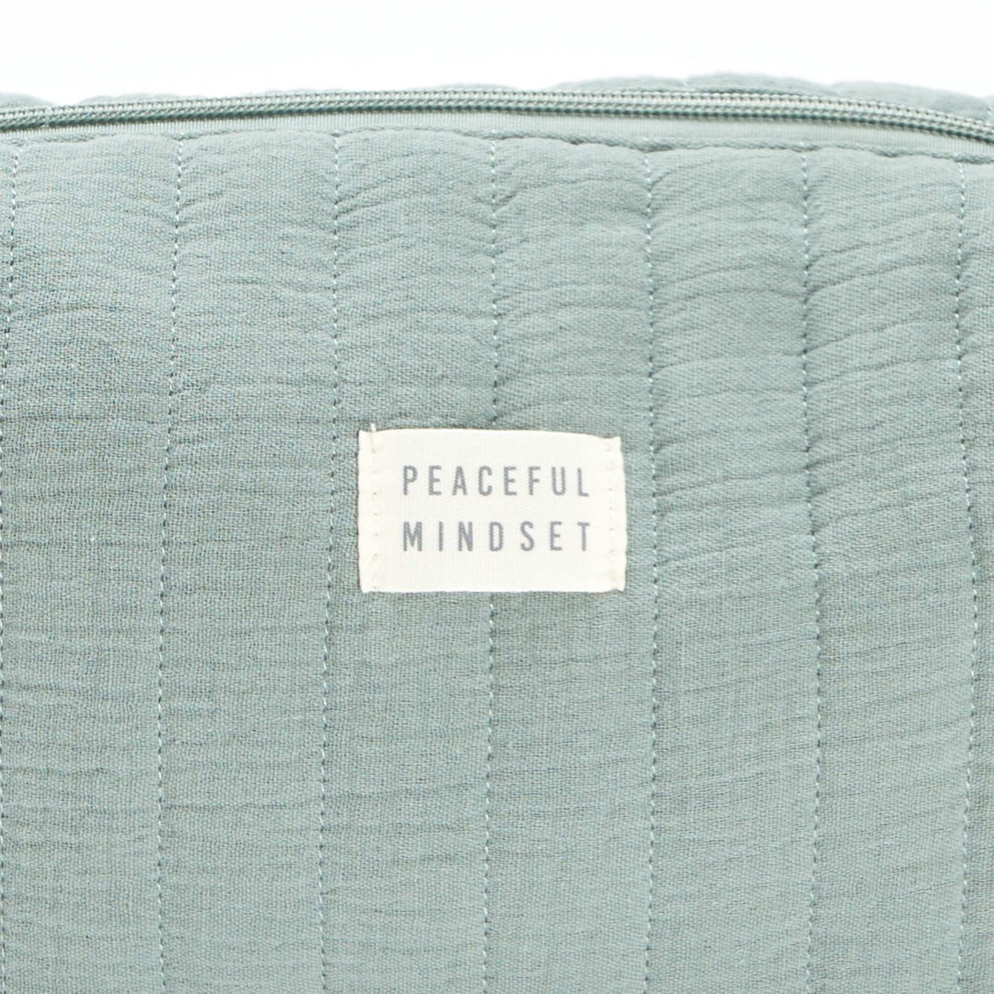 Trousse de toilette en gaze de coton VERT