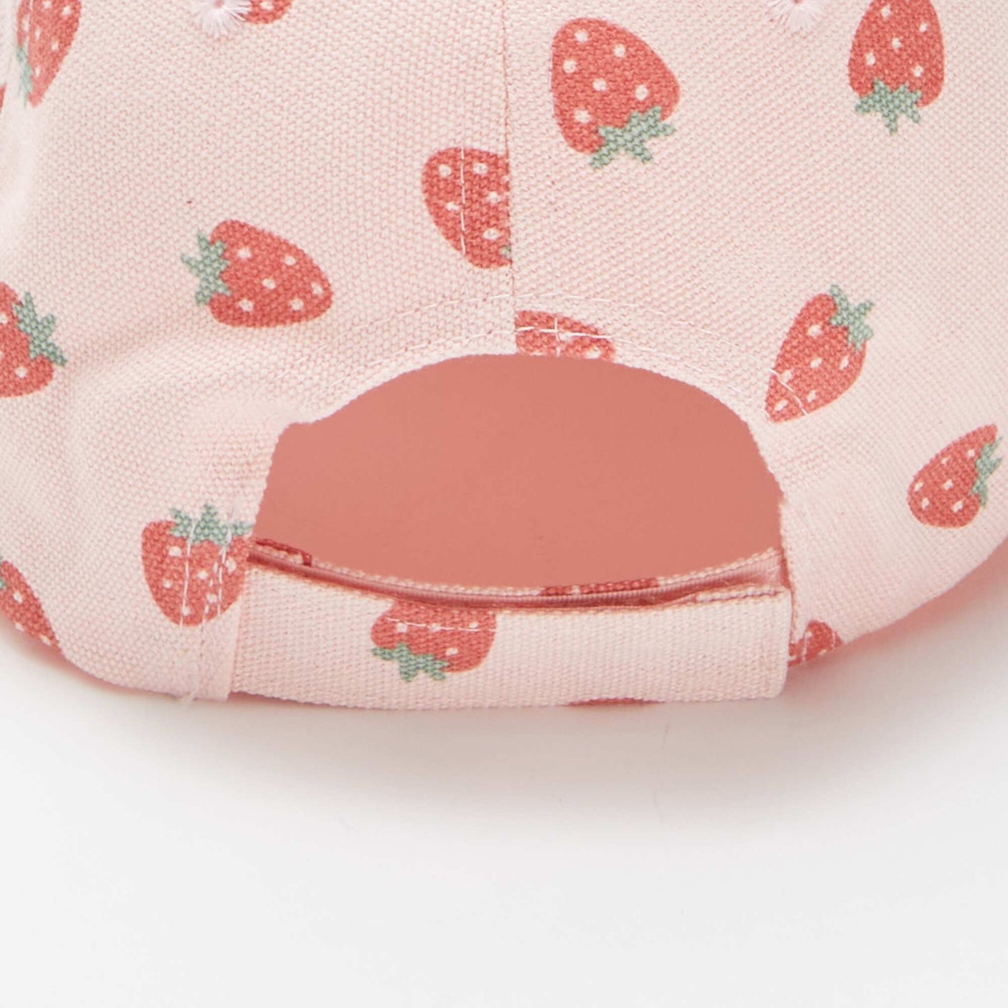 Casquette en toile à motif ROSE