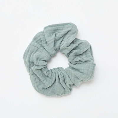 Chouchou en gaze de coton VERT