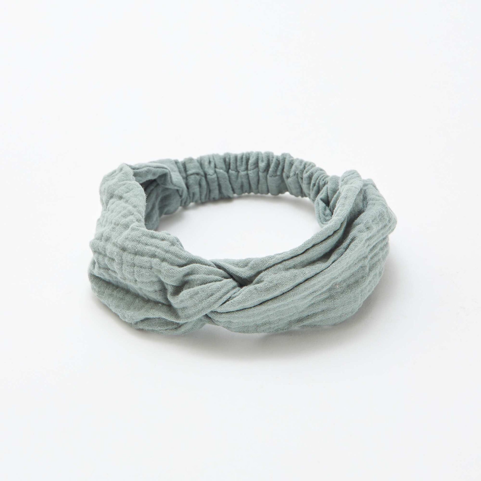 Bandeau en gaze de coton VERT