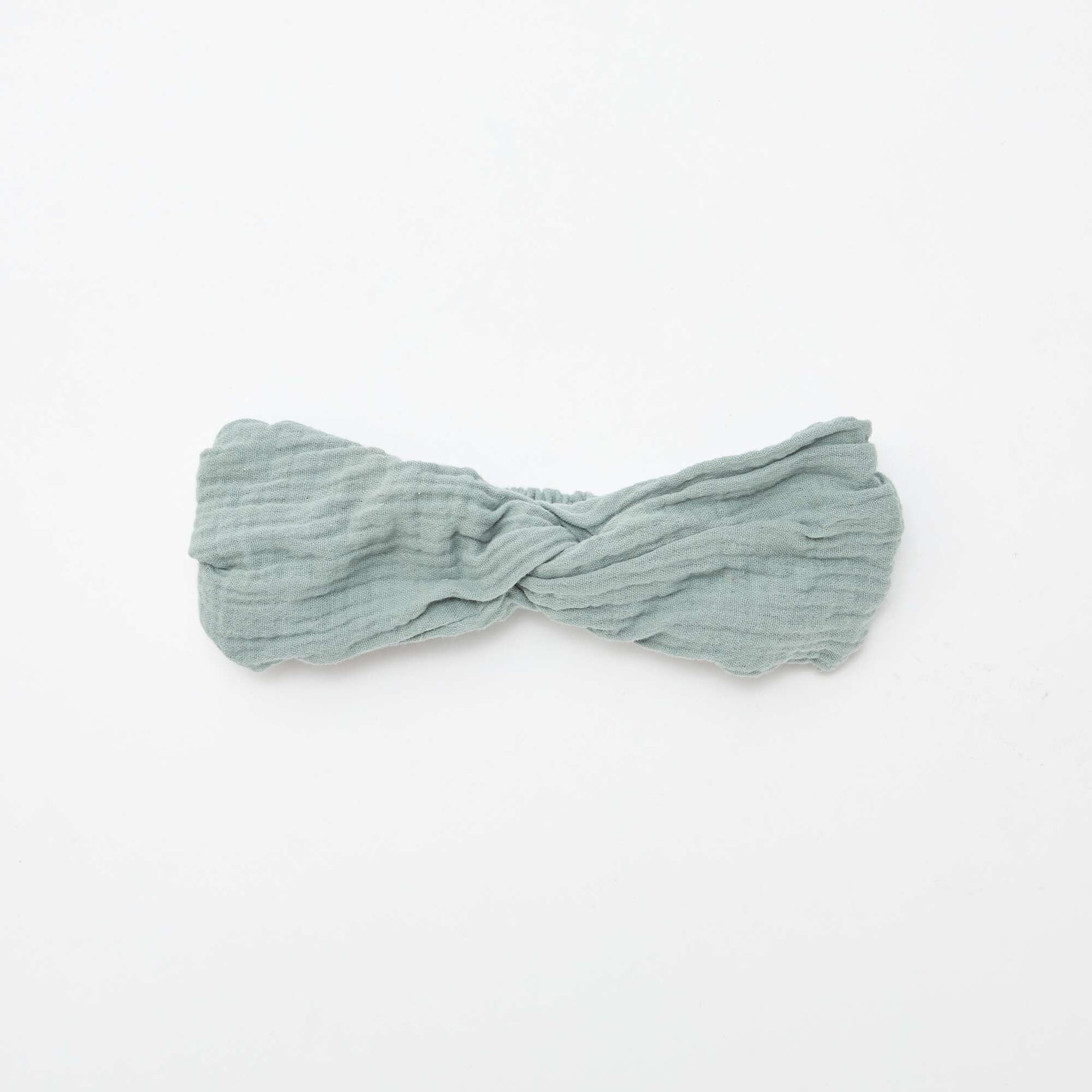 Bandeau en gaze de coton VERT