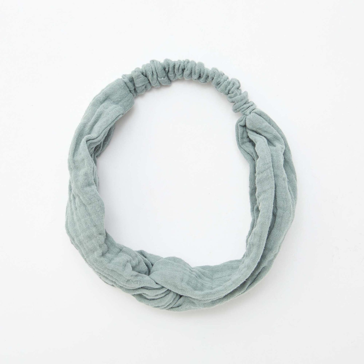Bandeau en gaze de coton VERT
