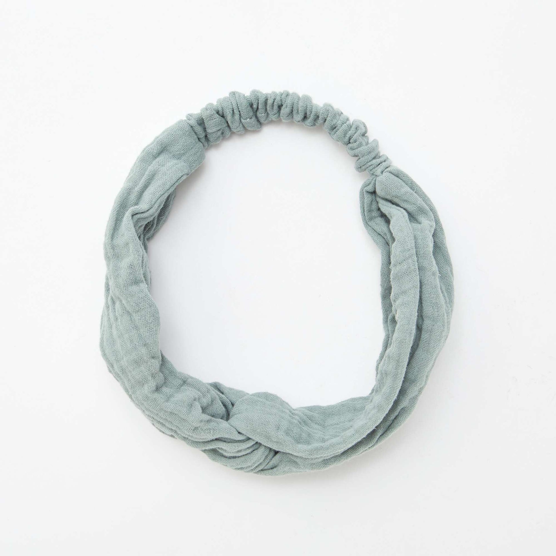 Bandeau en gaze de coton VERT