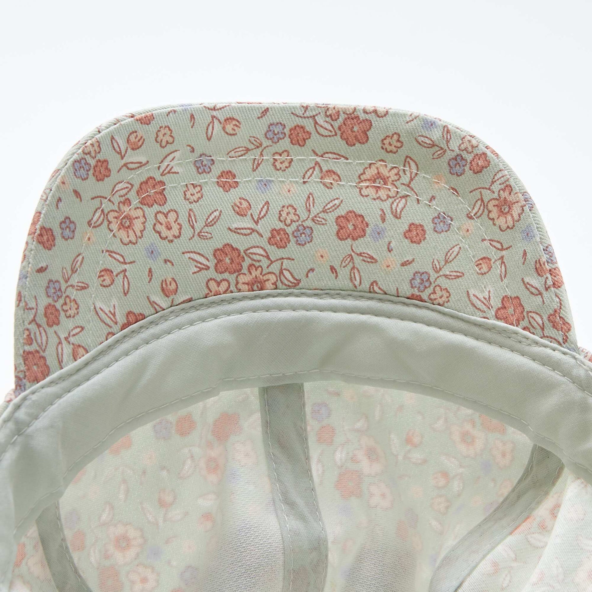 Casquette en toile à motif BLEU