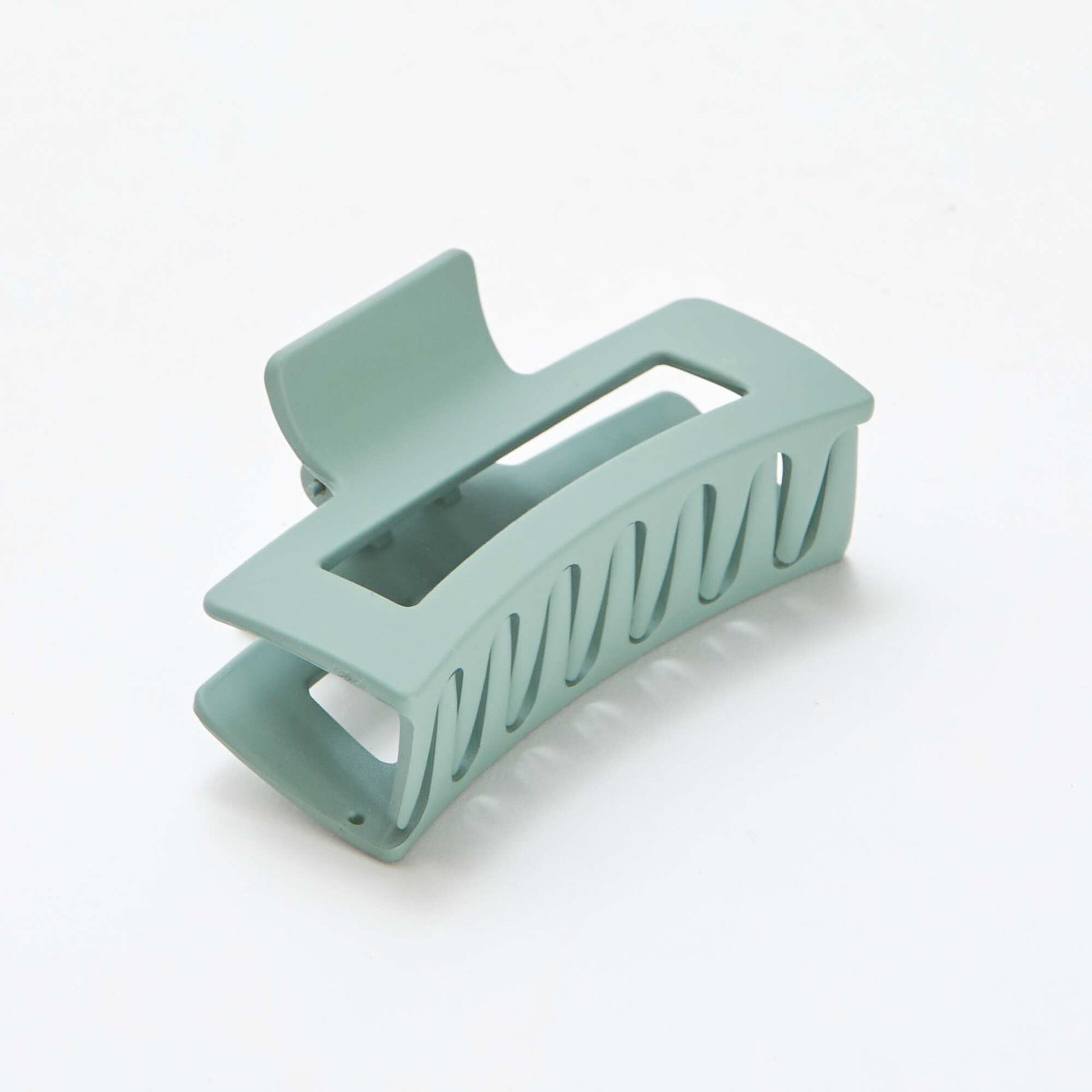 Lot de 2 pinces crabe forme rectangle VERT