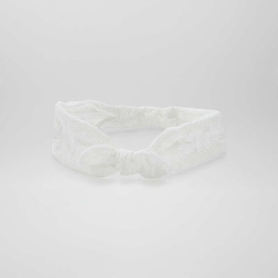 Bandeau broderie anglaise BLANC