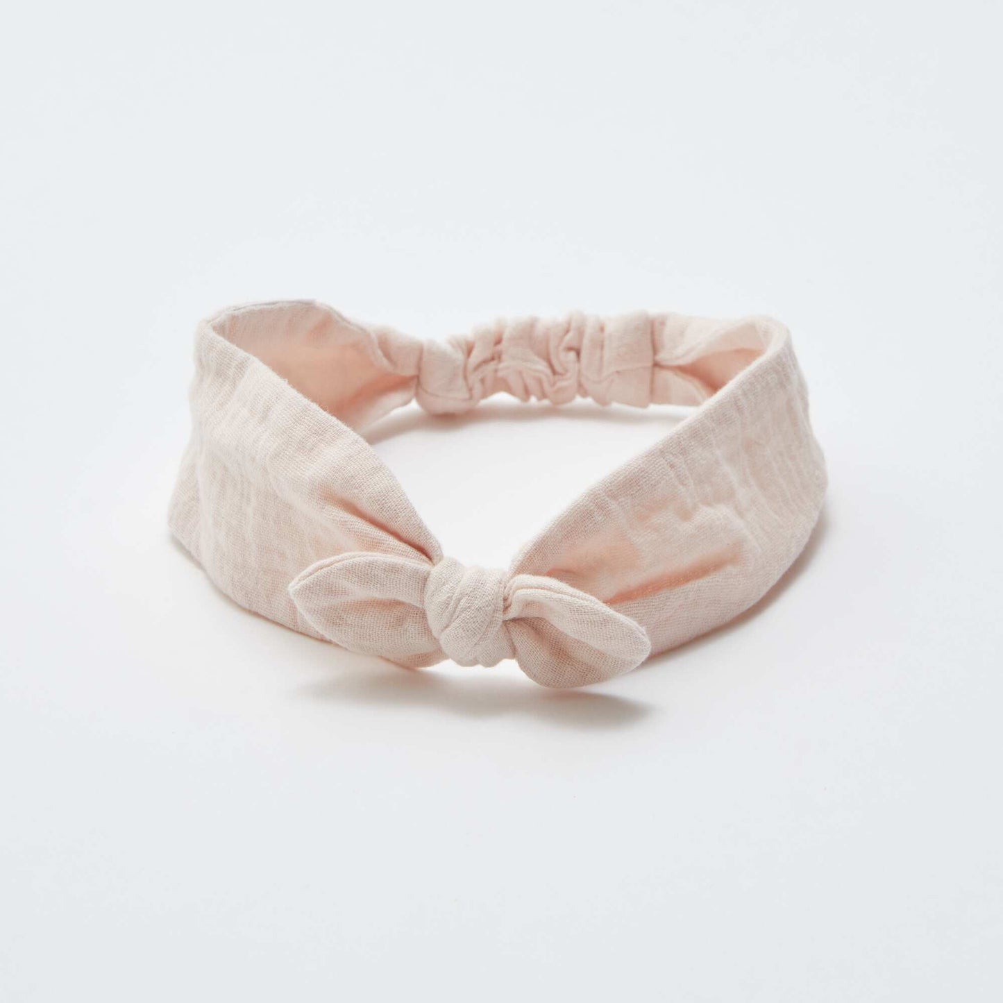 Bandeau en gaze de coton ROSE CLAIR