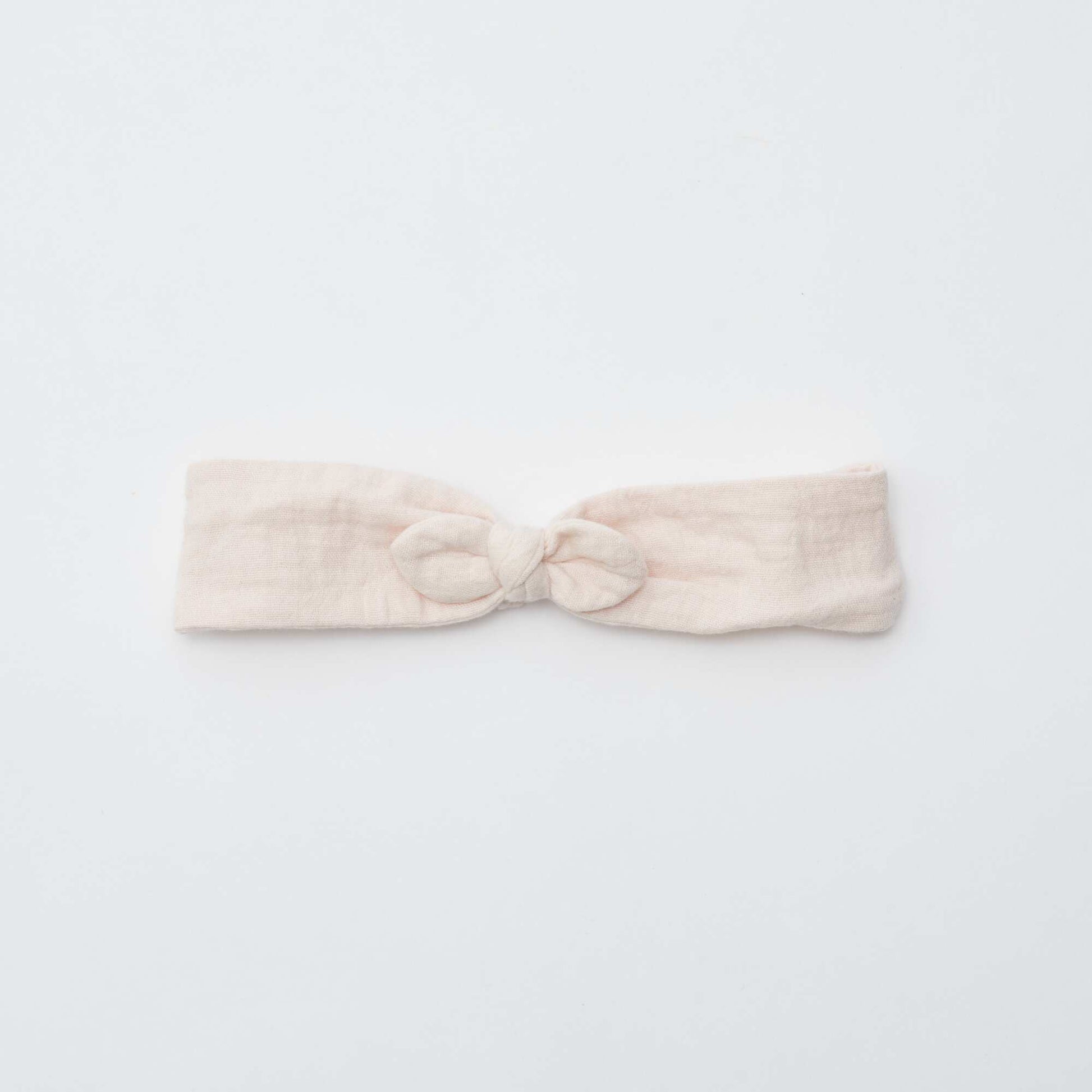 Bandeau en gaze de coton ROSE CLAIR