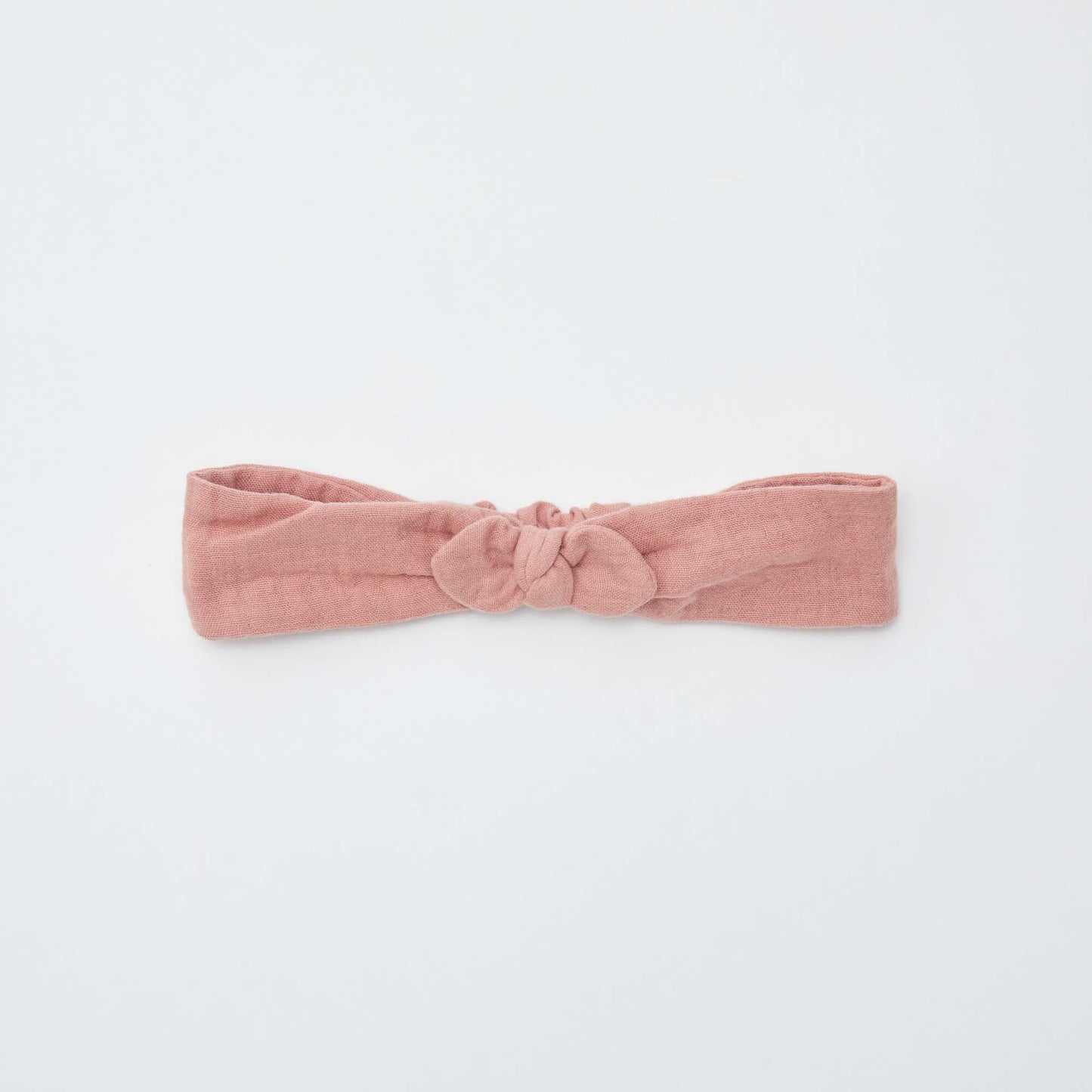 Bandeau en gaze de coton ROSE