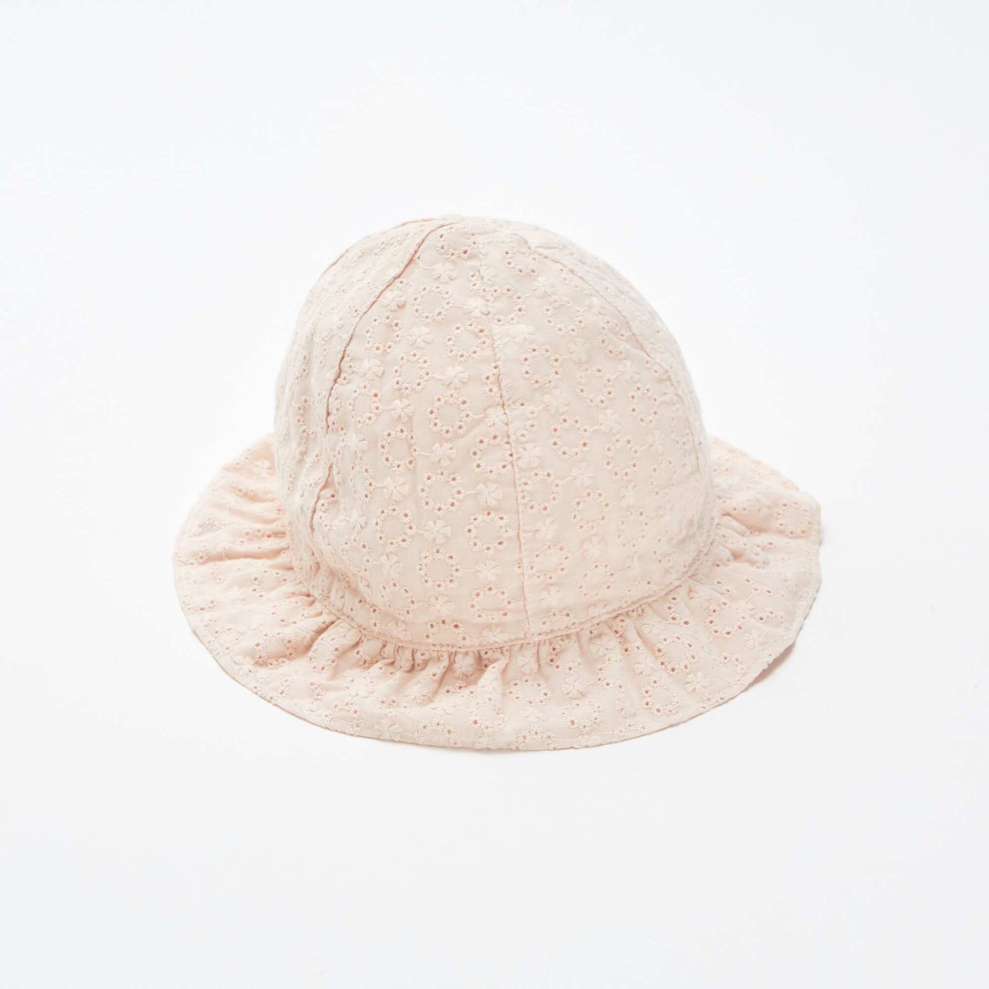 Chapeau avec volants et broderies anglaises ROSE