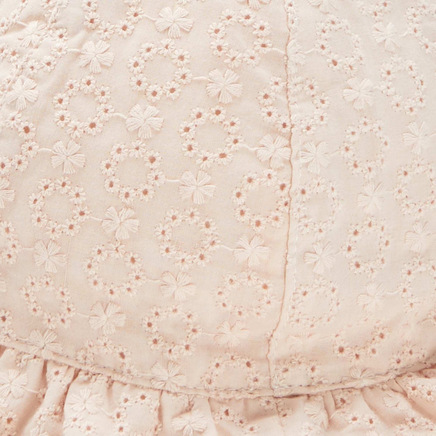 Chapeau avec volants et broderies anglaises ROSE