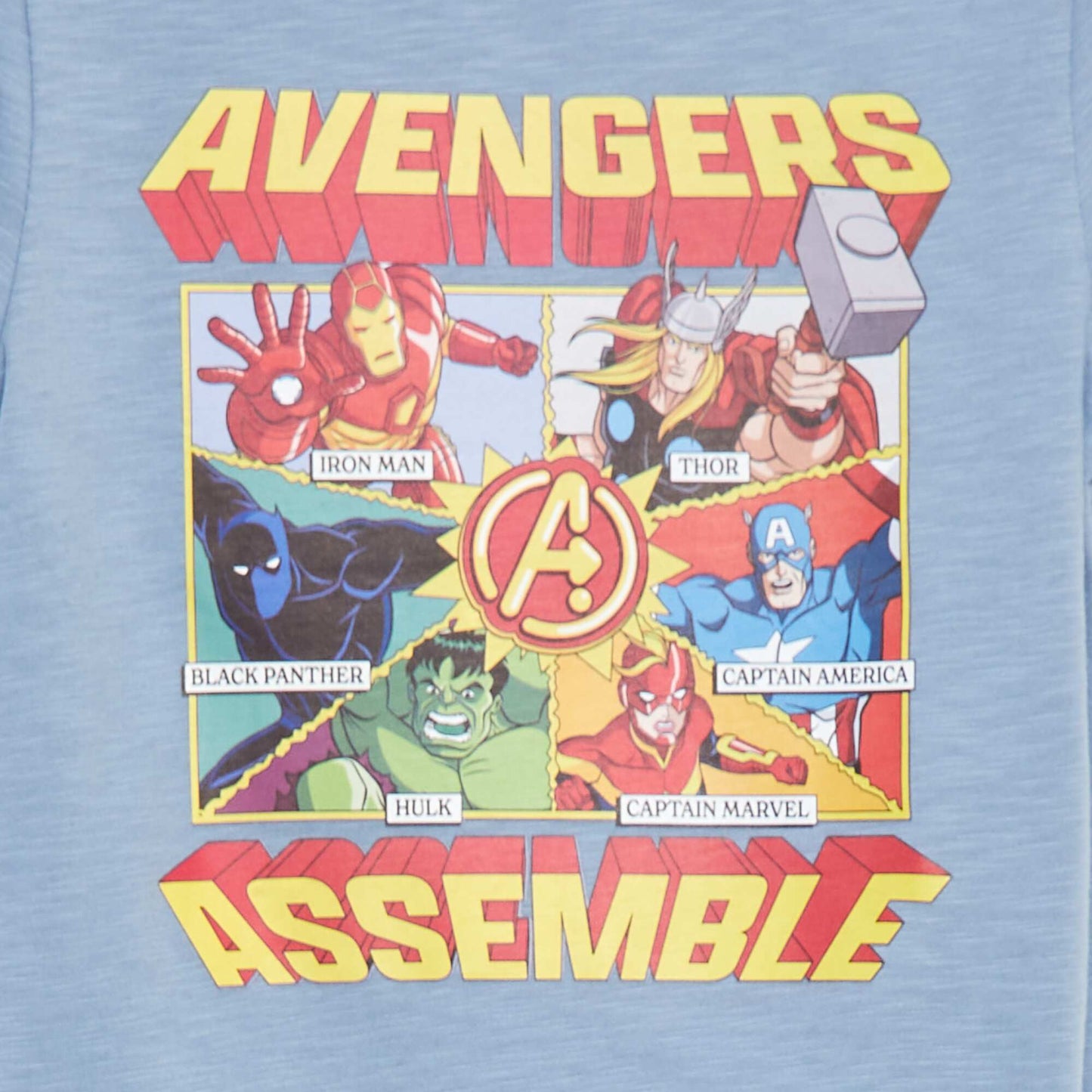 Ensemble pyjama court 'Avengers' - 2 pièces BLEU