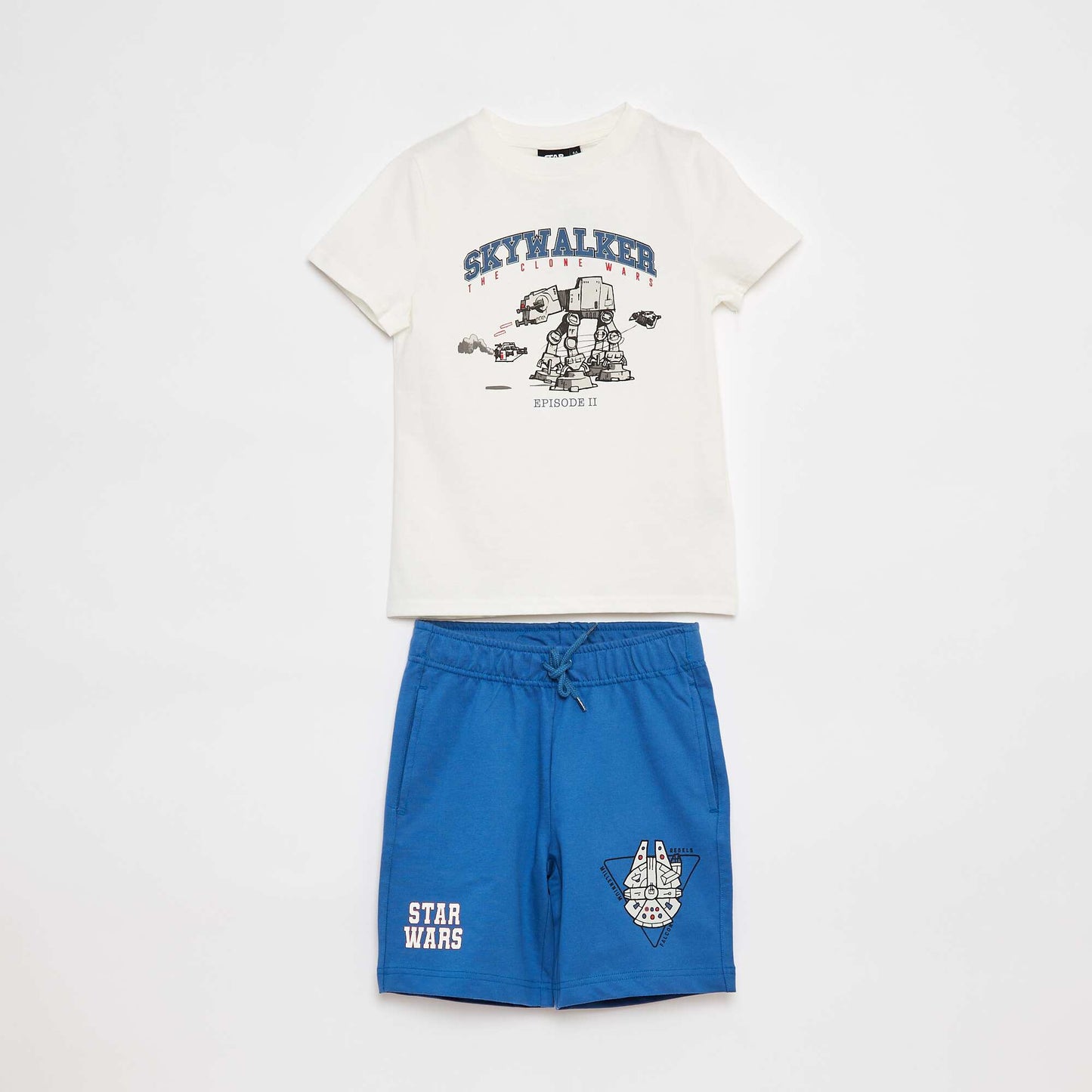 Ensemble court t-shirt + short 'Star Wars' - 2 pièces BEIGE
