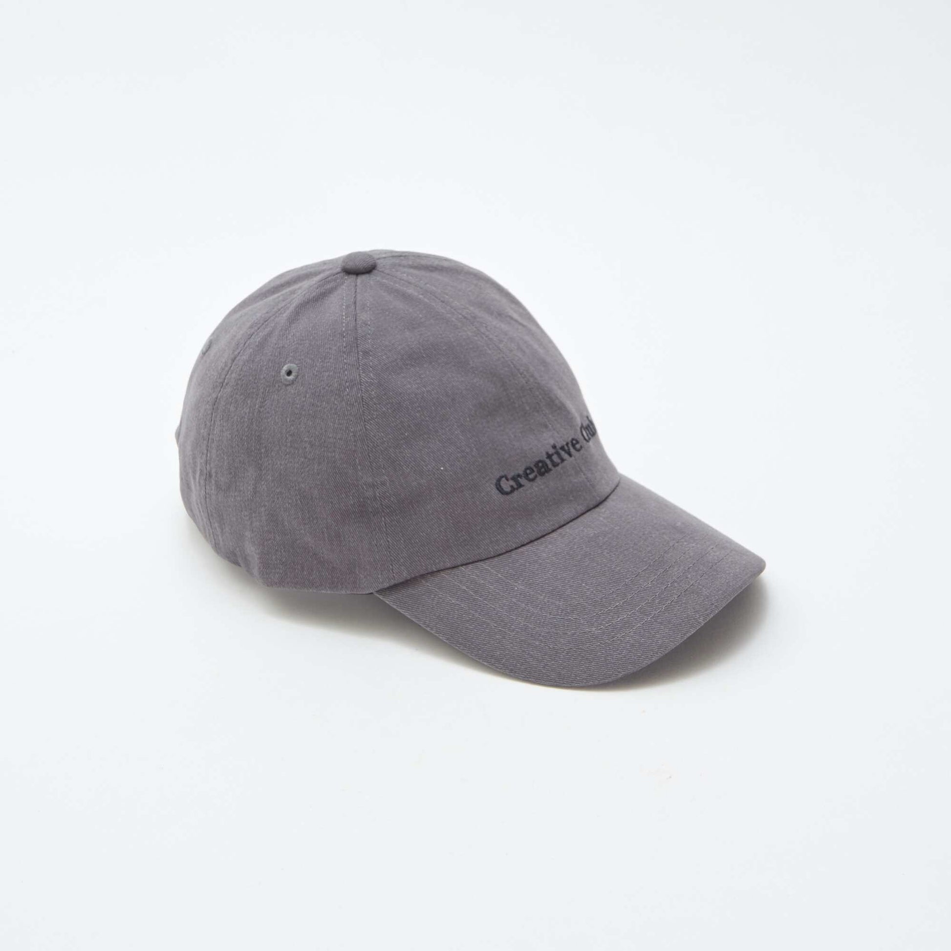 Casquette baseball en coton NOIR