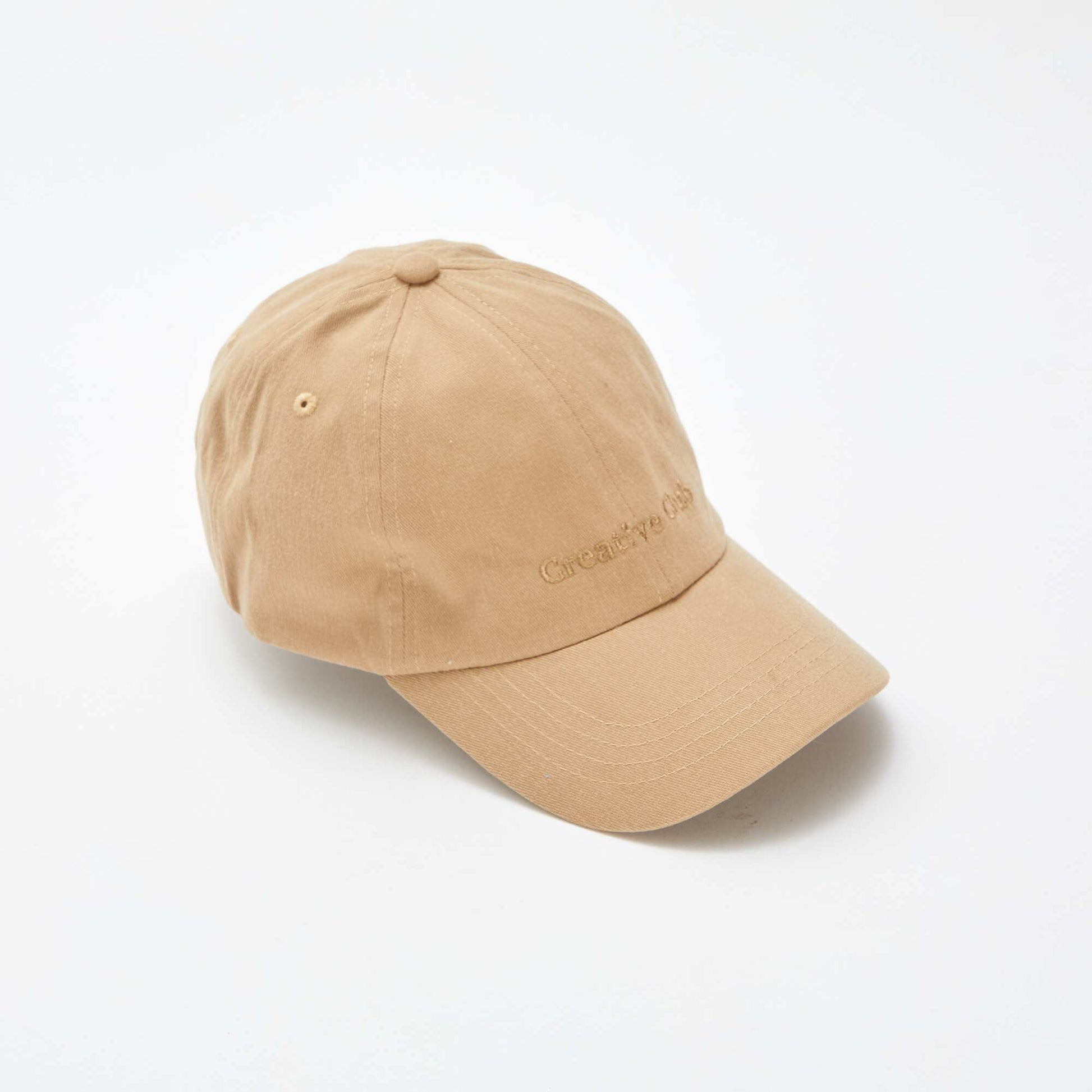 Casquette baseball en coton BEIGE