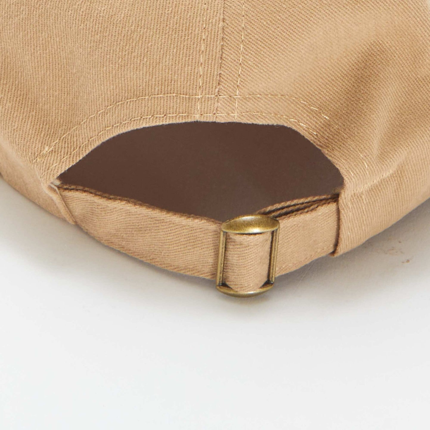 Casquette baseball en coton BEIGE