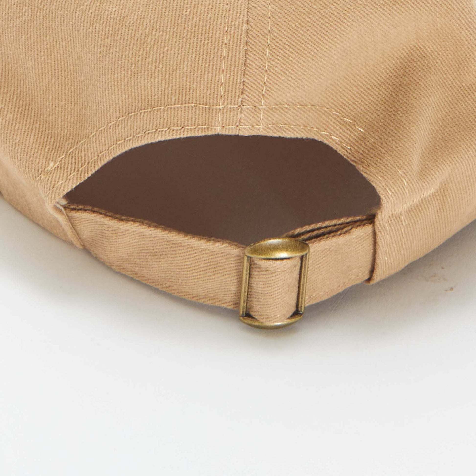 Casquette baseball en coton BEIGE