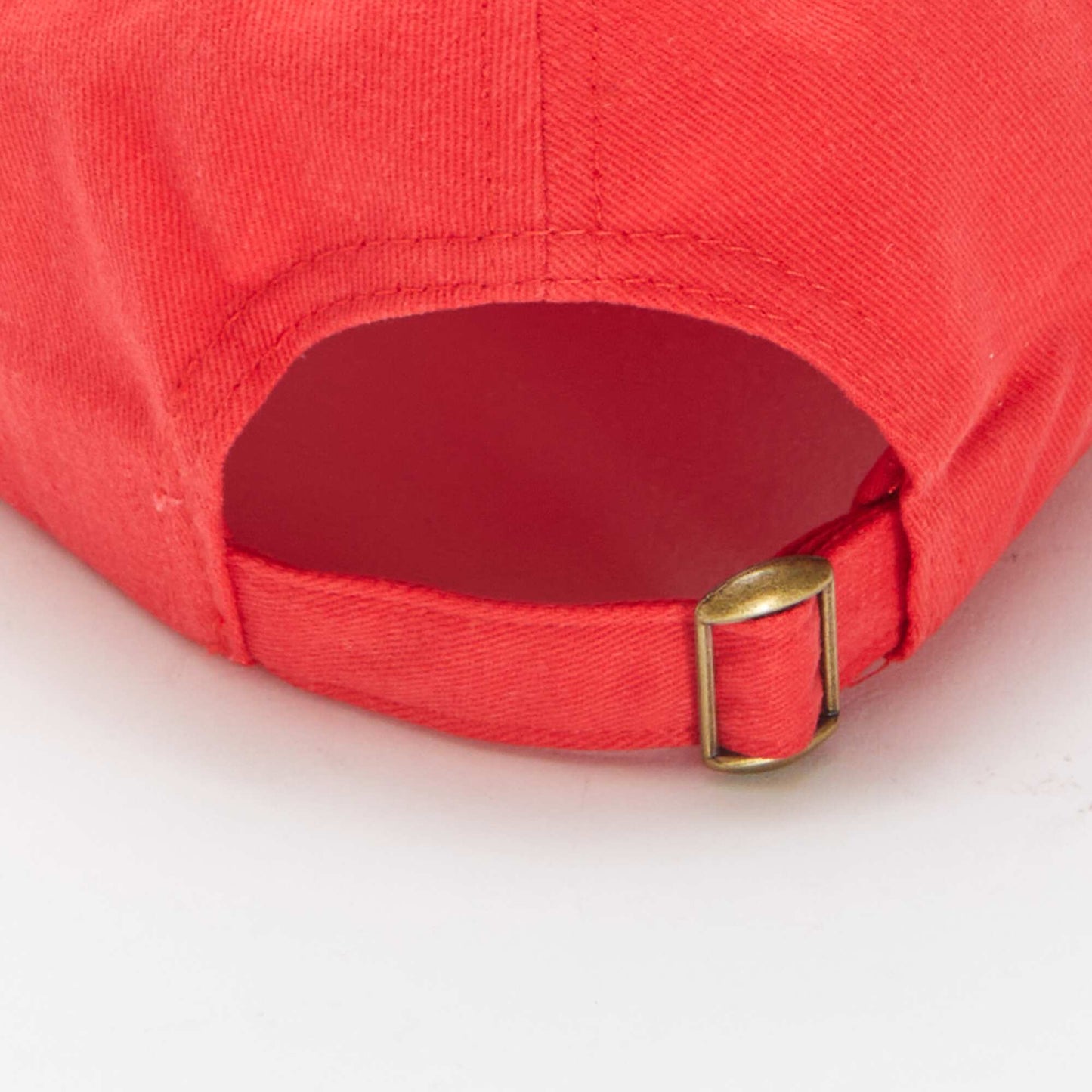 Casquette baseball en coton ROUGE