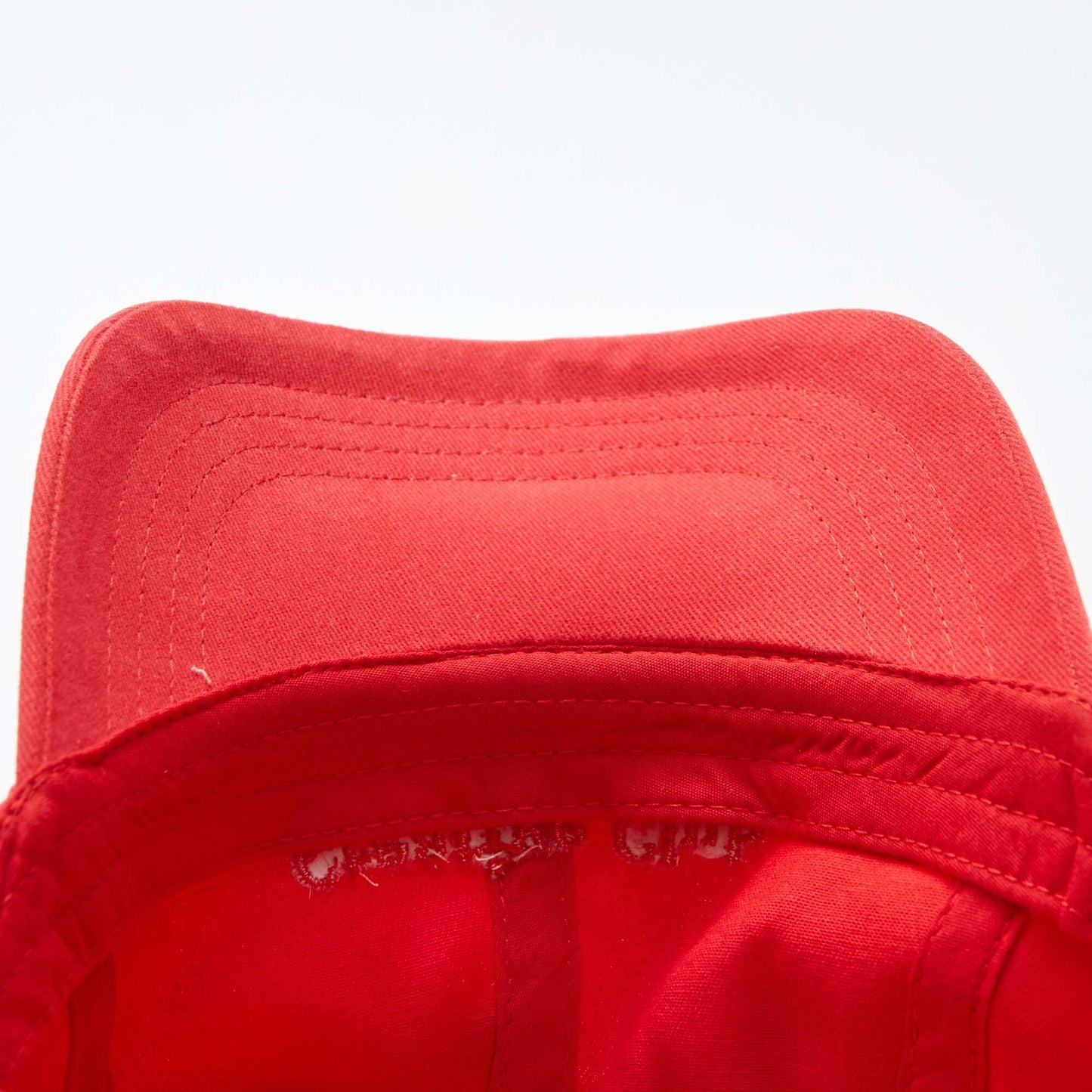 Casquette baseball en coton ROUGE
