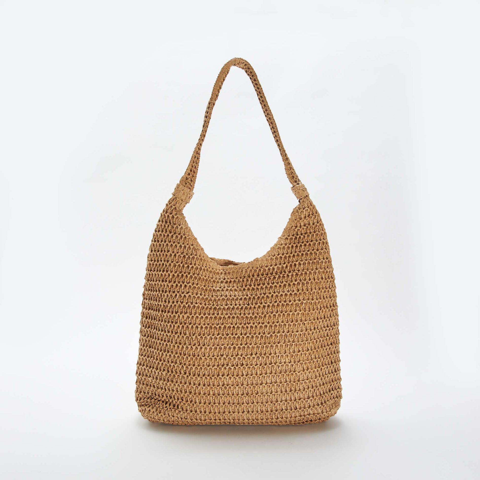 Grand sac en paille BEIGE