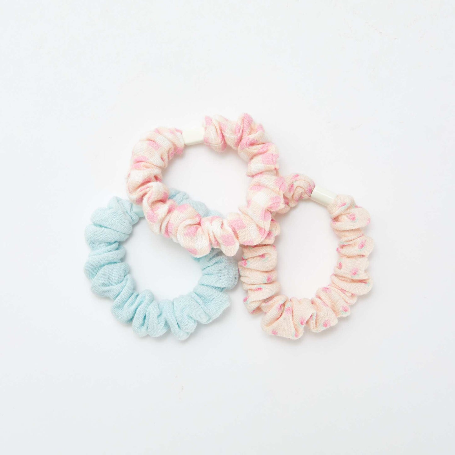 Lot de 3 chouchous ROSE