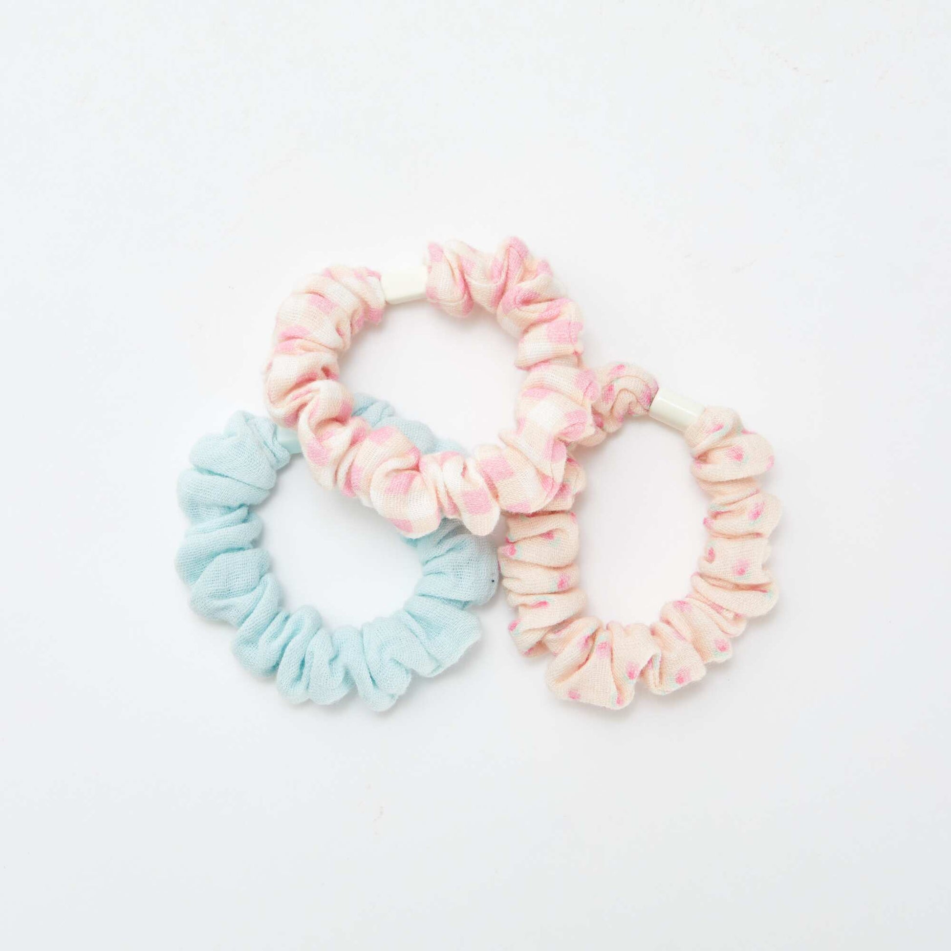 Lot de 3 chouchous ROSE